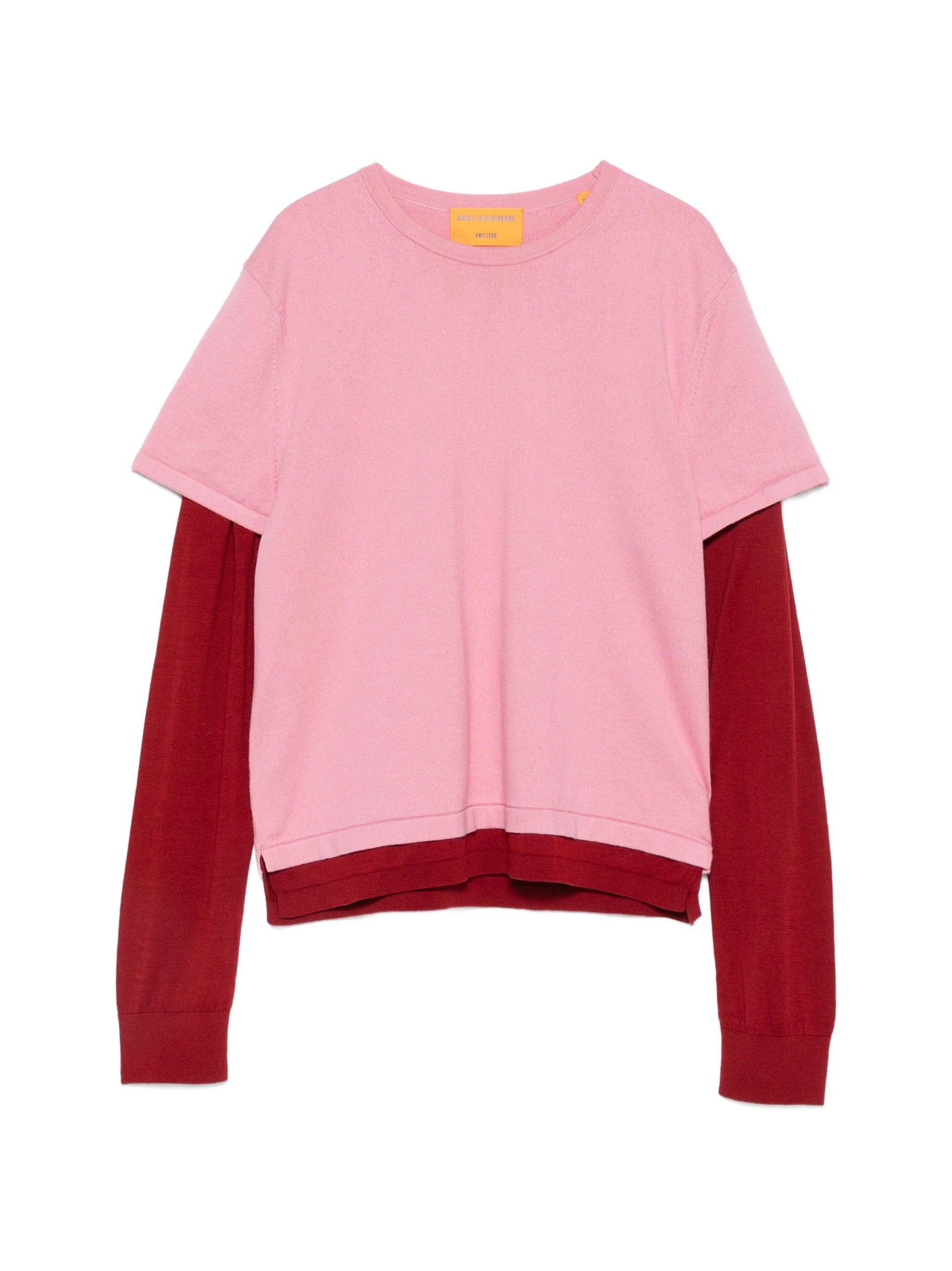 Guest In Residence layered sweater