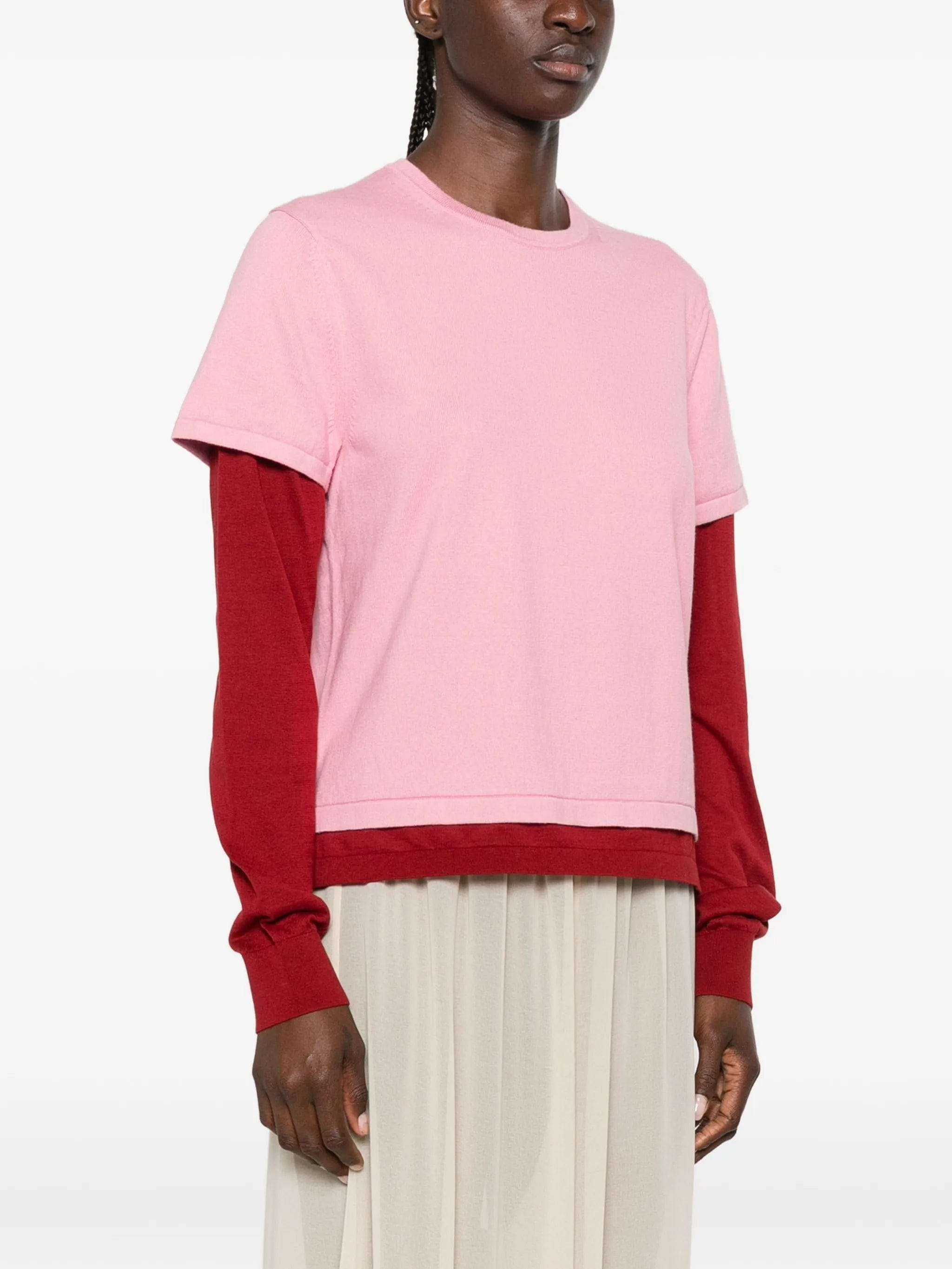 Guest In Residence layered sweater