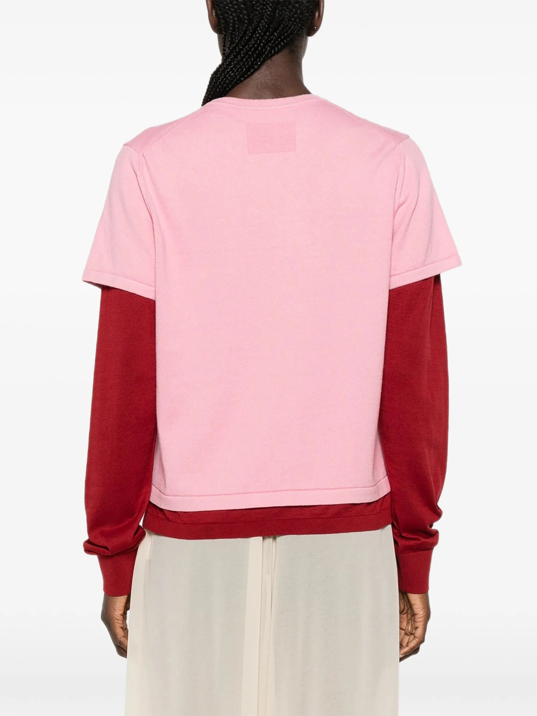 Guest In Residence layered sweater