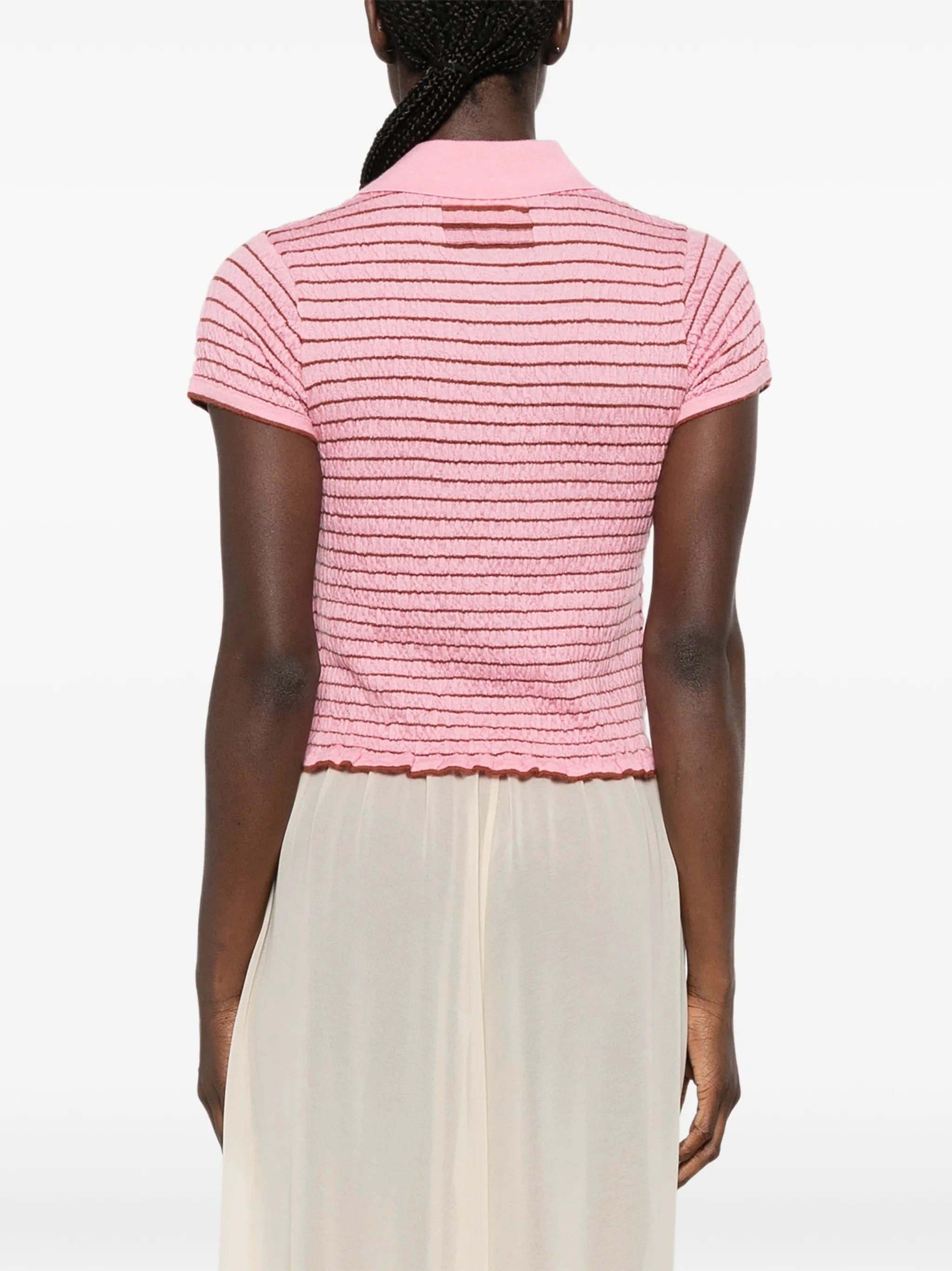 Guest In Residence striped - pattern polo shirt