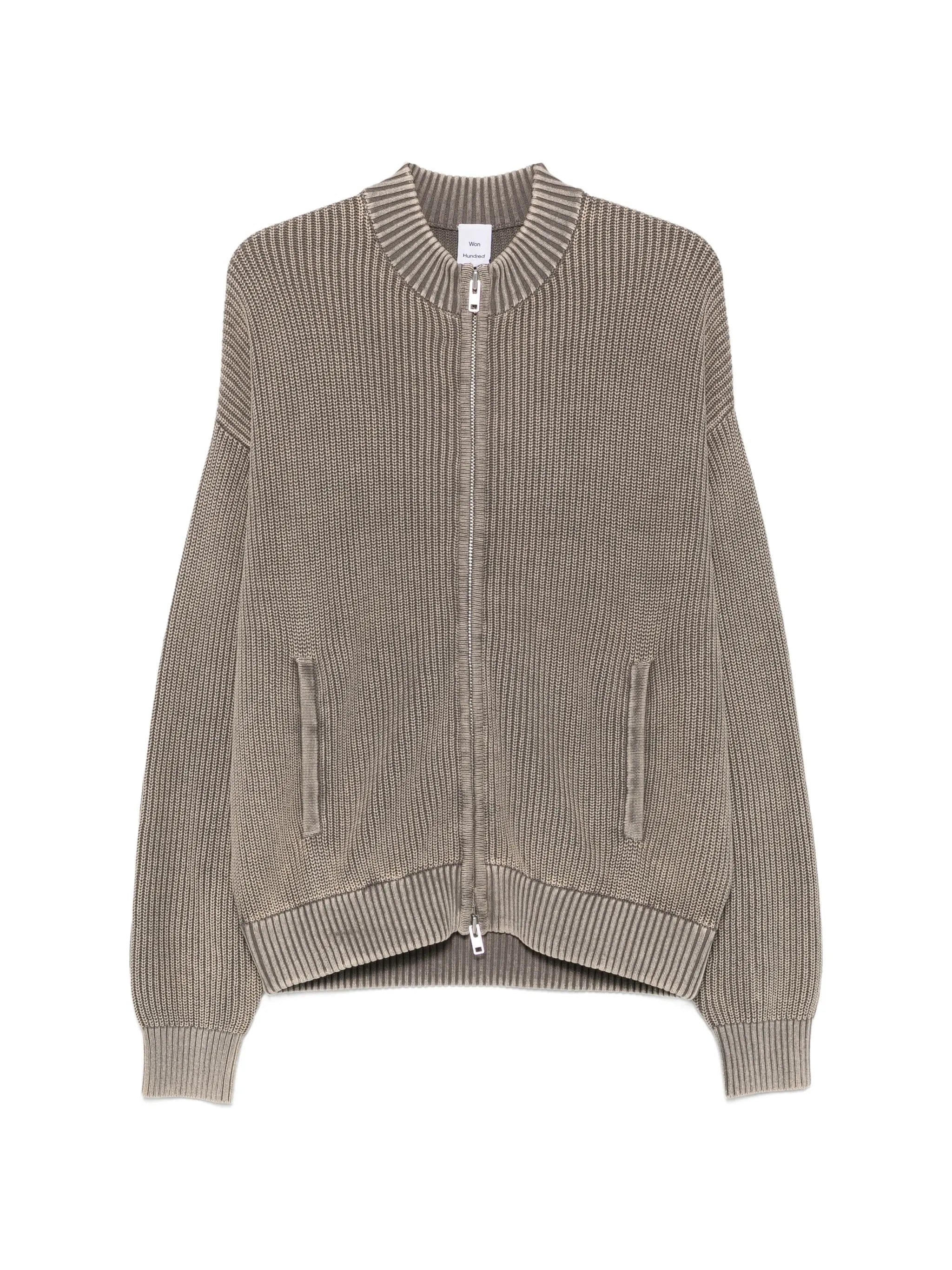 Won Hundred Bradley zip - up cardigan
