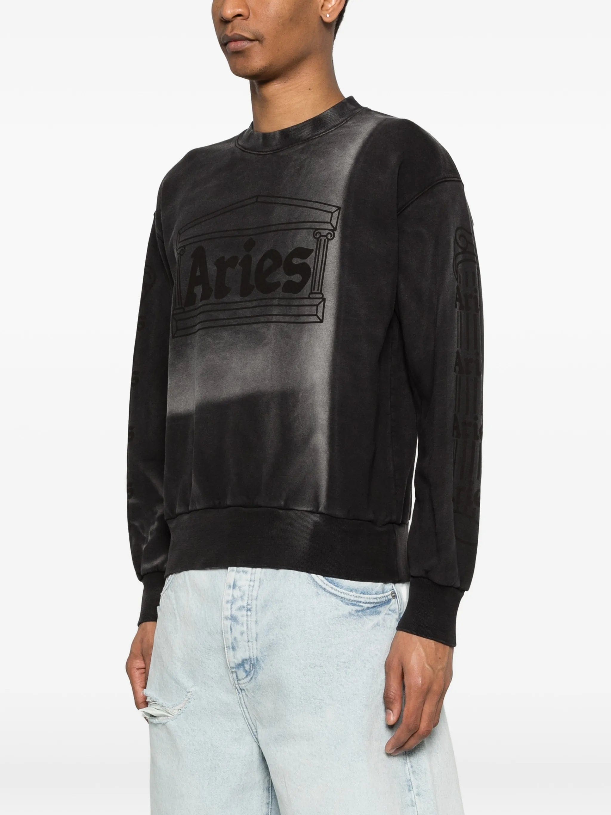 Aries Sunbleached Column sweatshirt