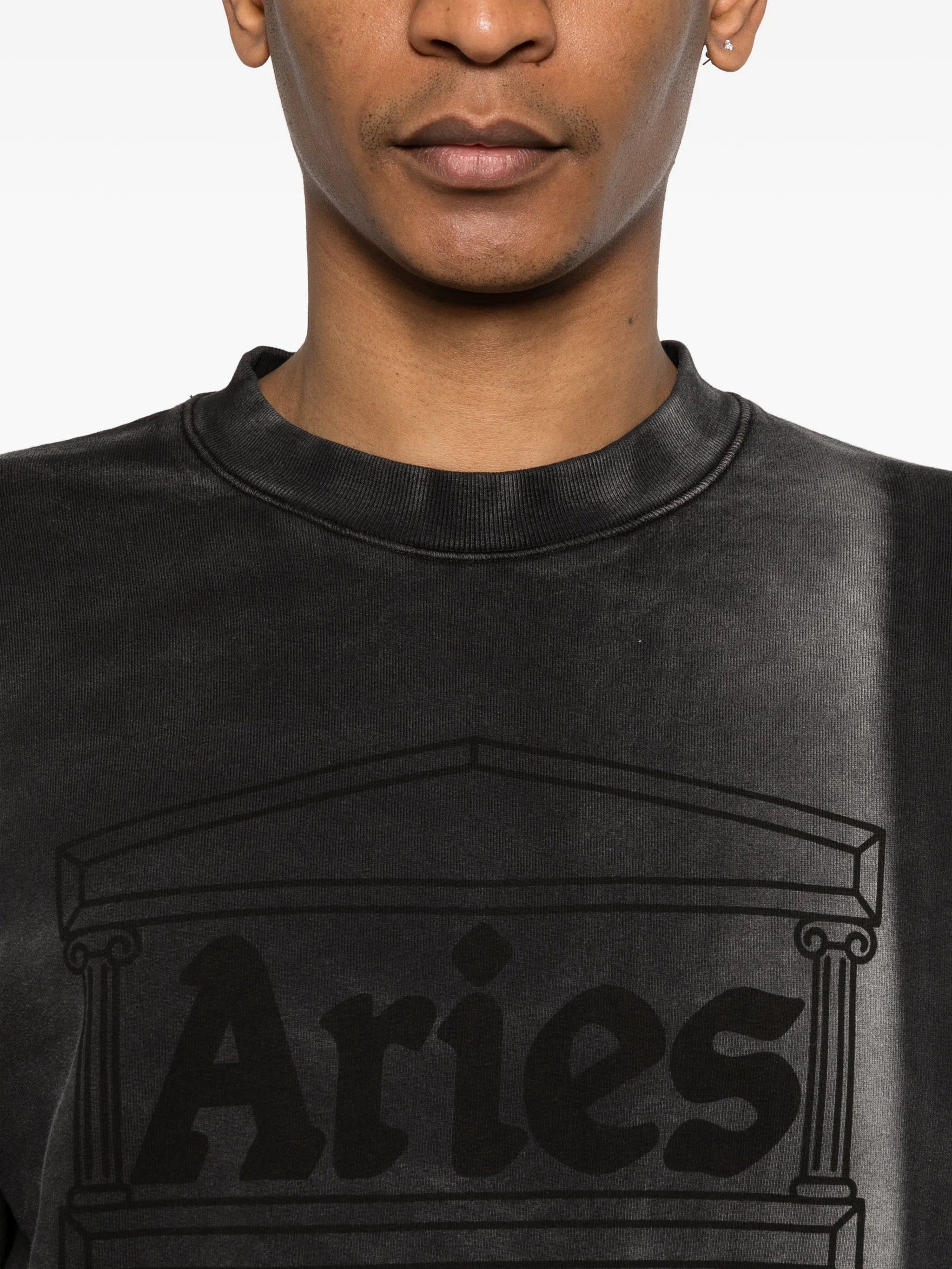 Aries Sunbleached Column sweatshirt
