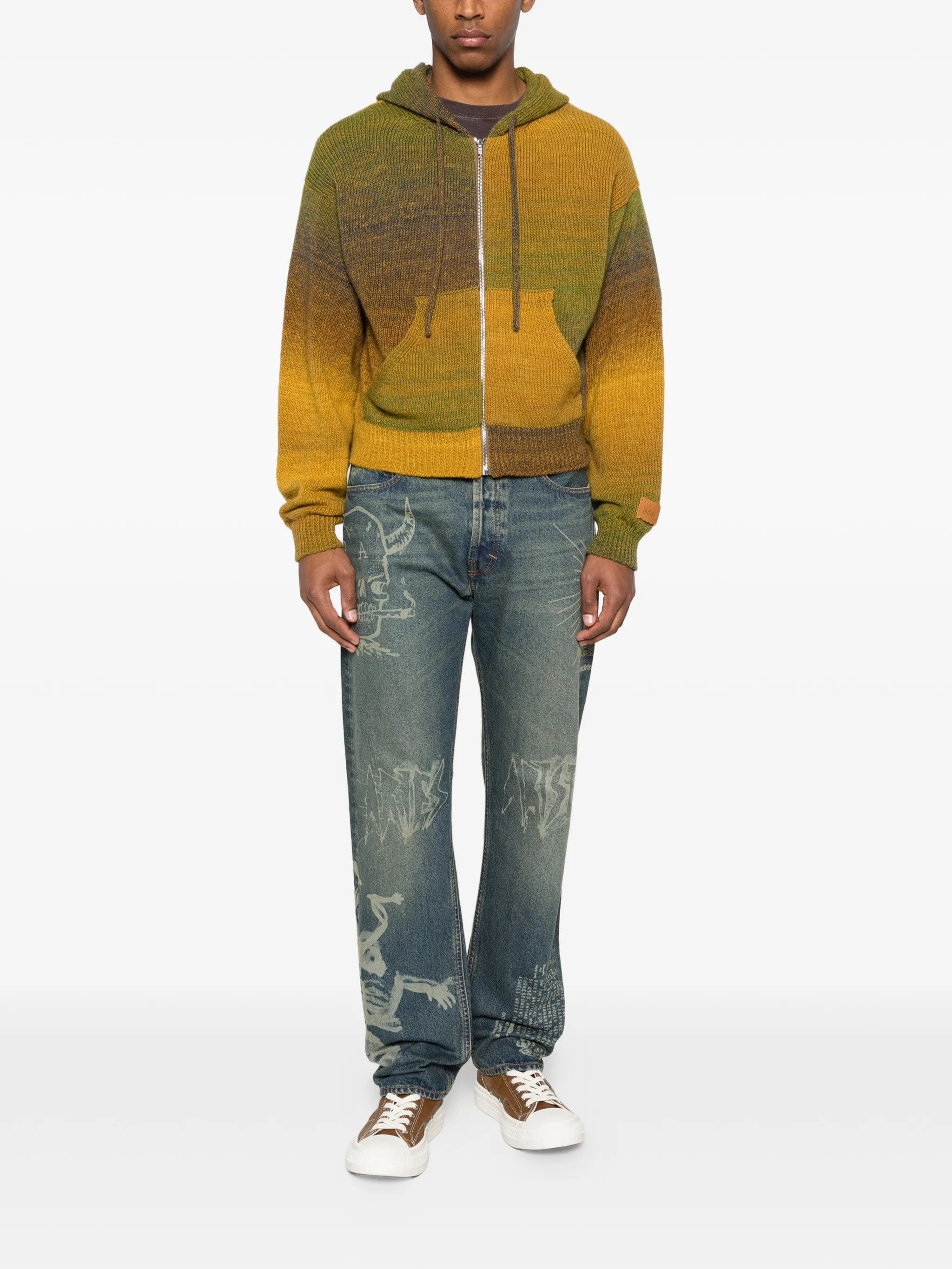 Aries Metal 00`s Lilly straight - leg jeans