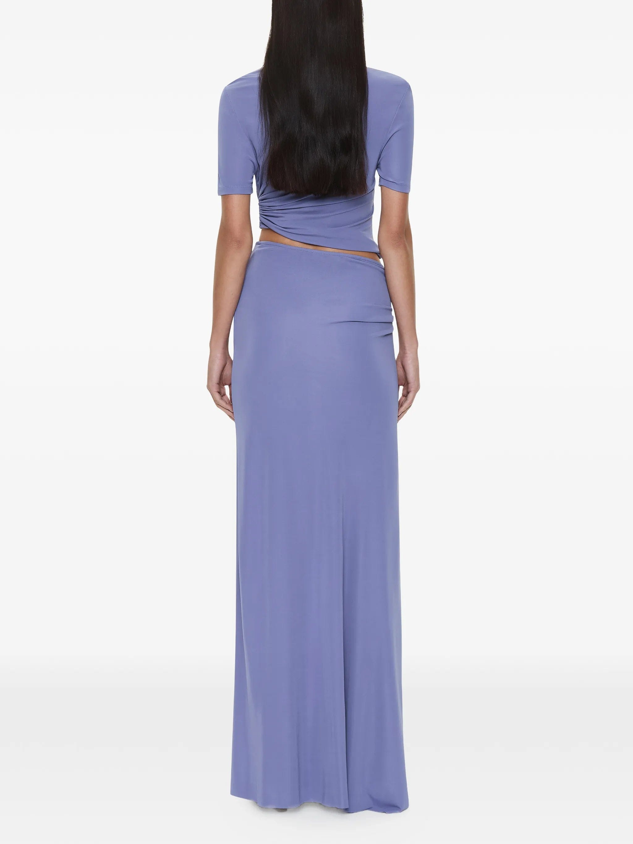 Christopher Esber buckle cascade maxi skirt