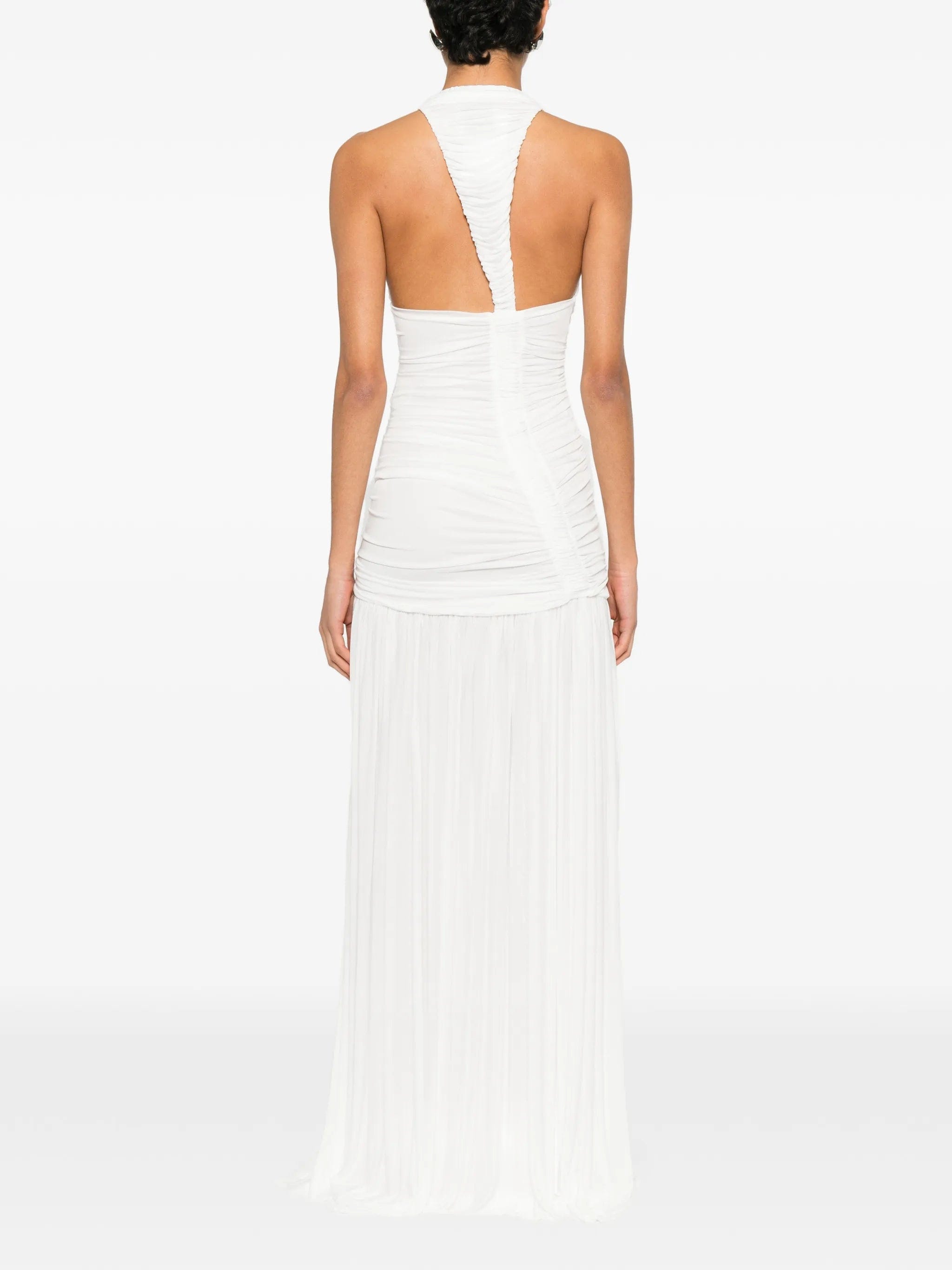 Christopher Esber Orion V - neck pleated maxi dress