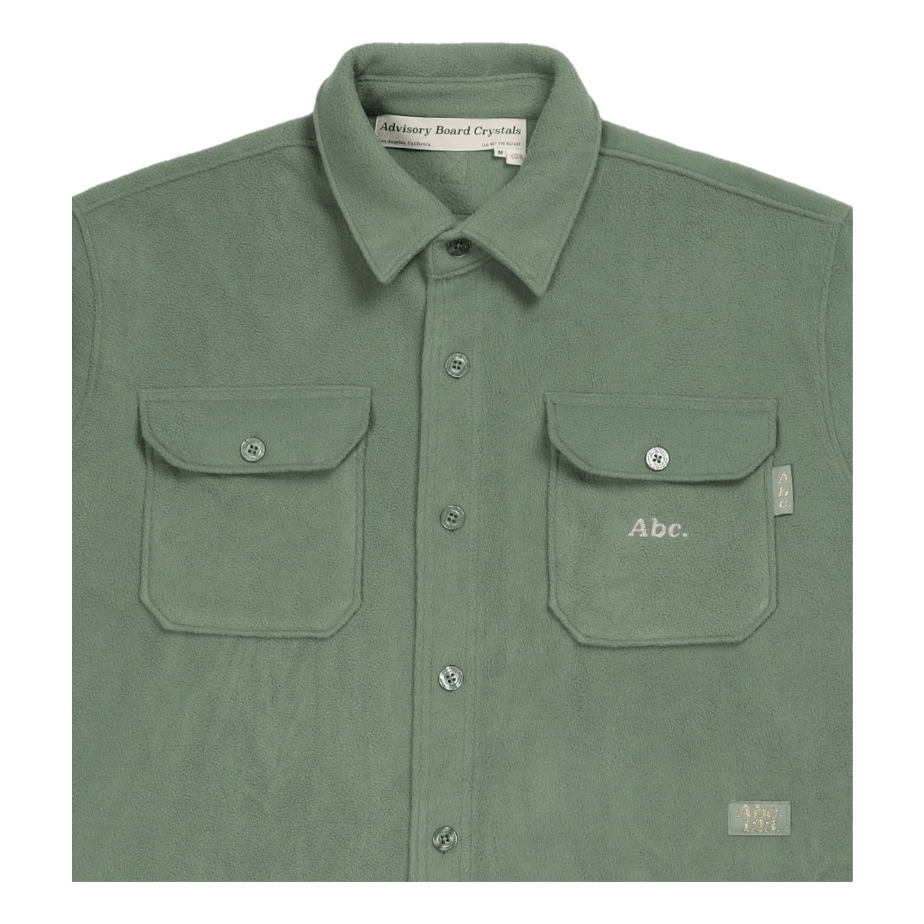 Advisory Board Crystals Abc. 123. Polar Fleece Shirt Aventurine Green