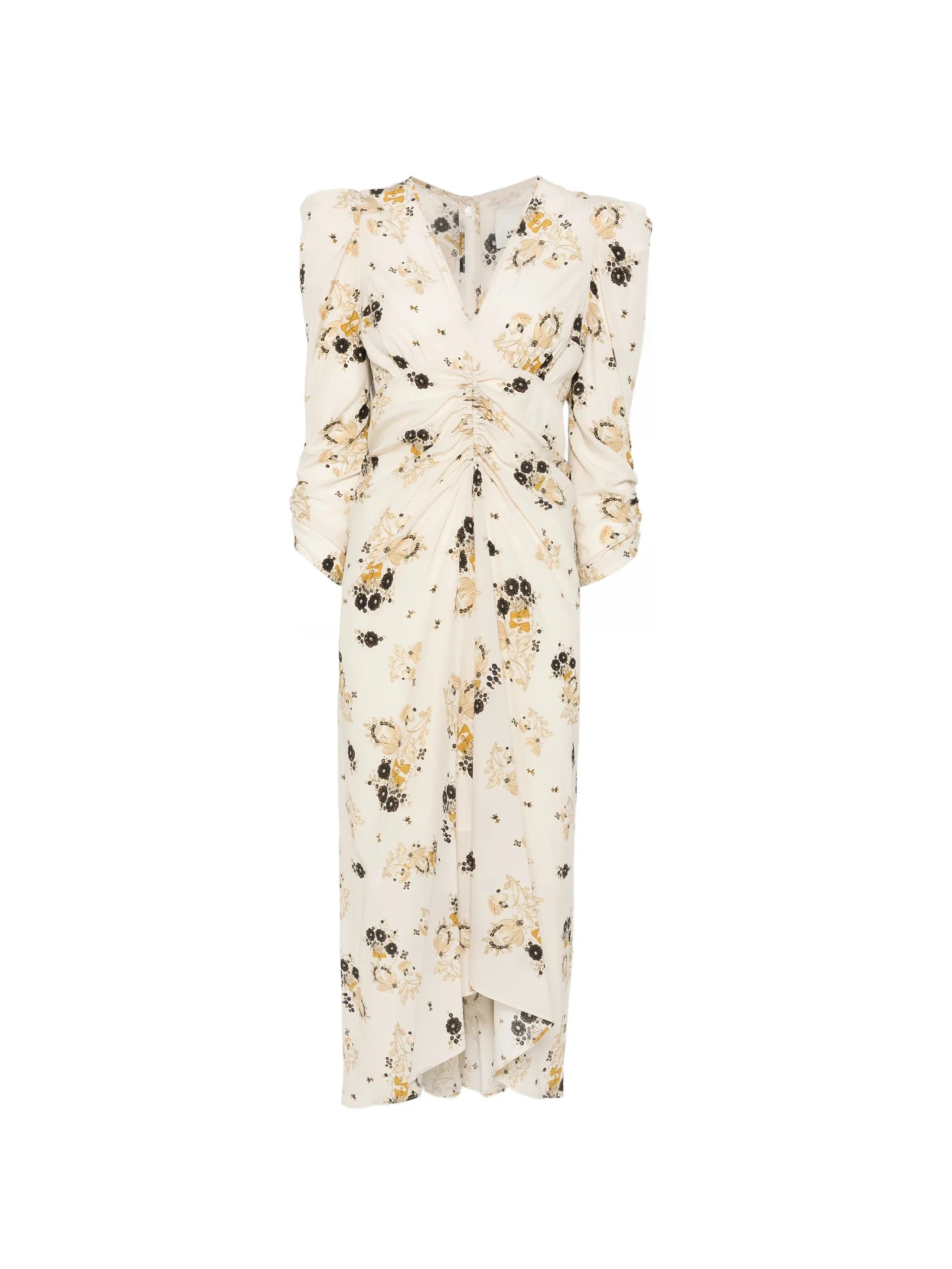 Isabel Marant Albini floral - print ruched midi dress