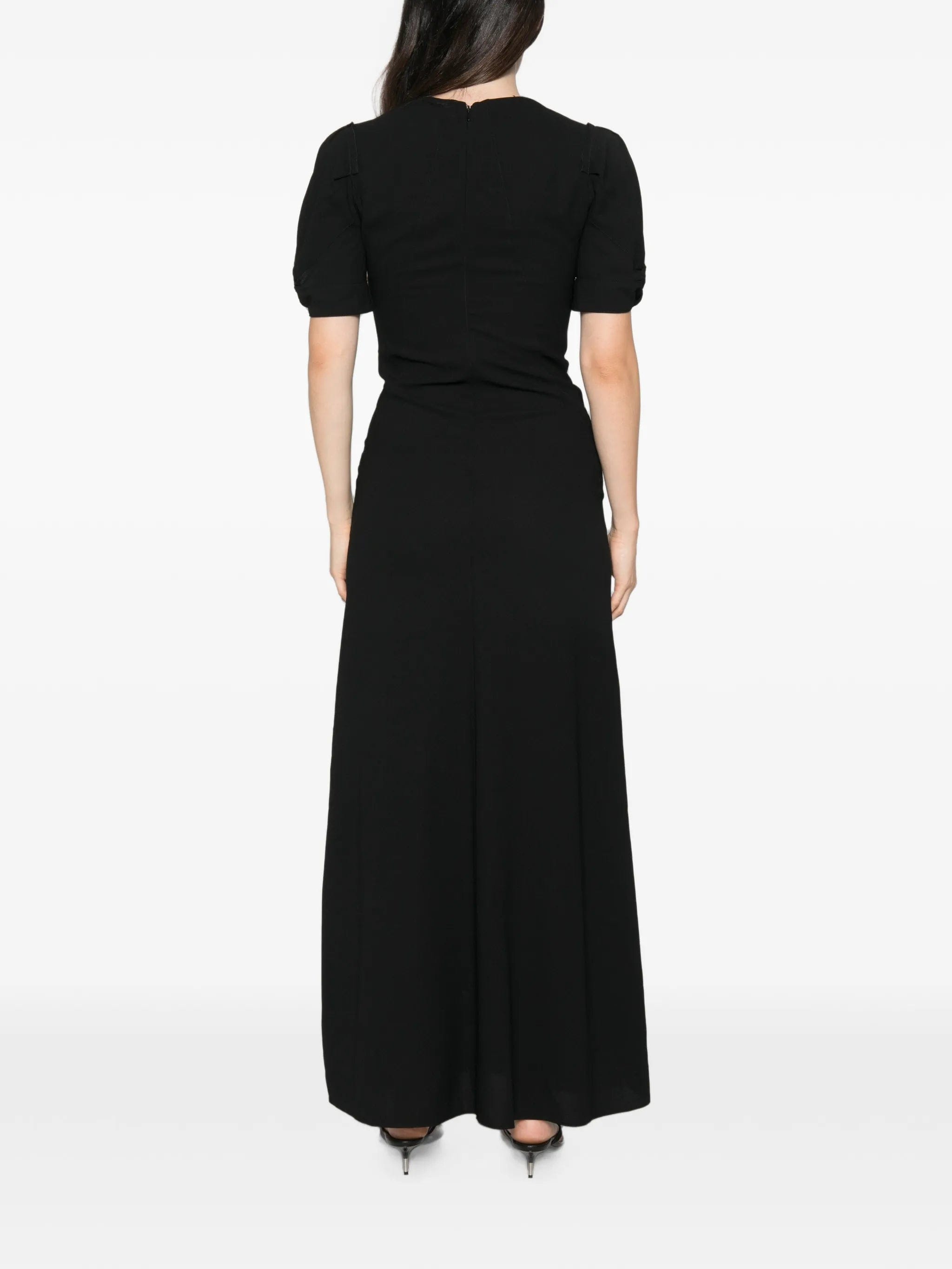 Isabel Marant cut - out puff - sleeve dress
