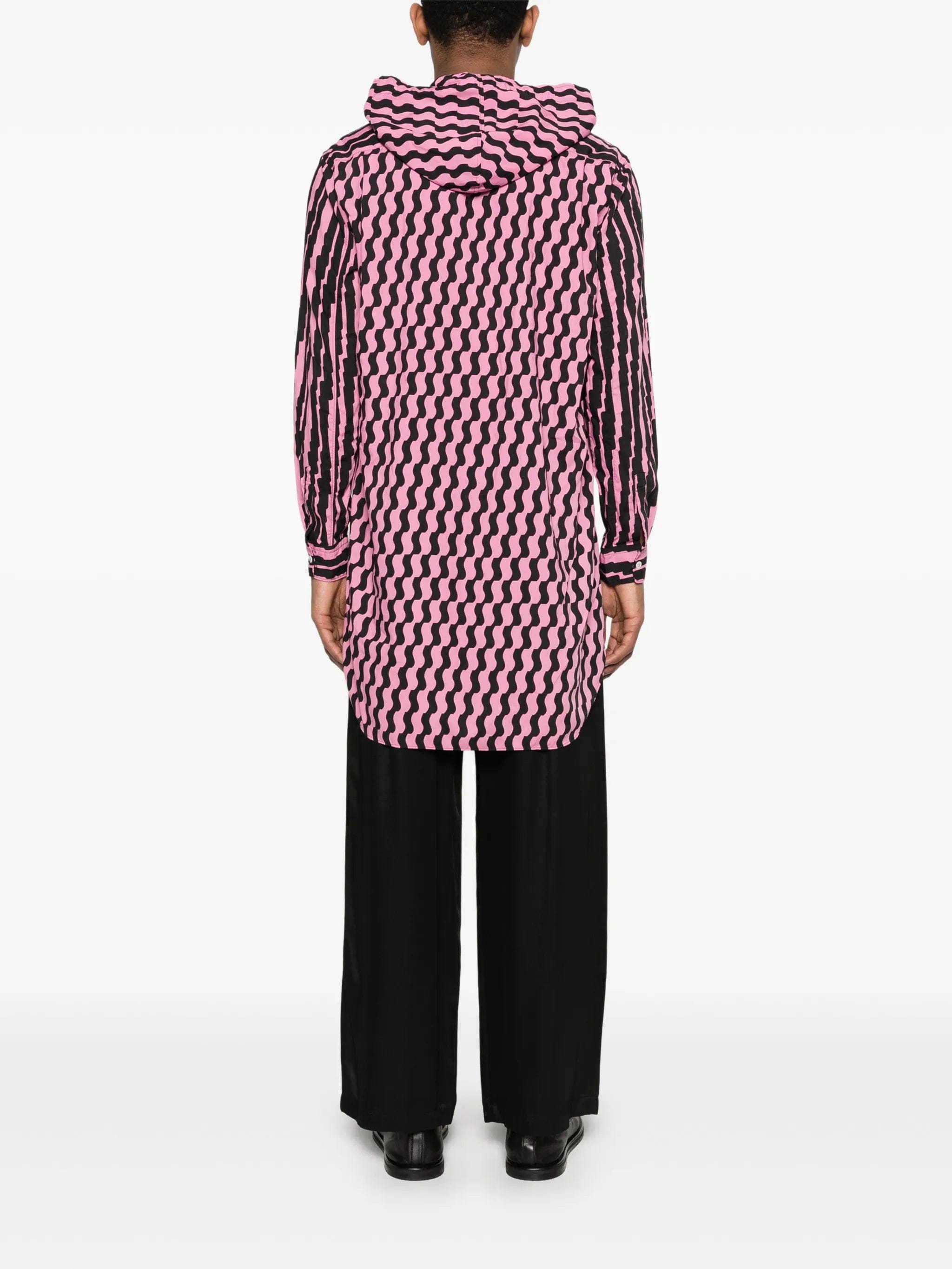 Comme des Garçons Homme Plus printed hooded shirt