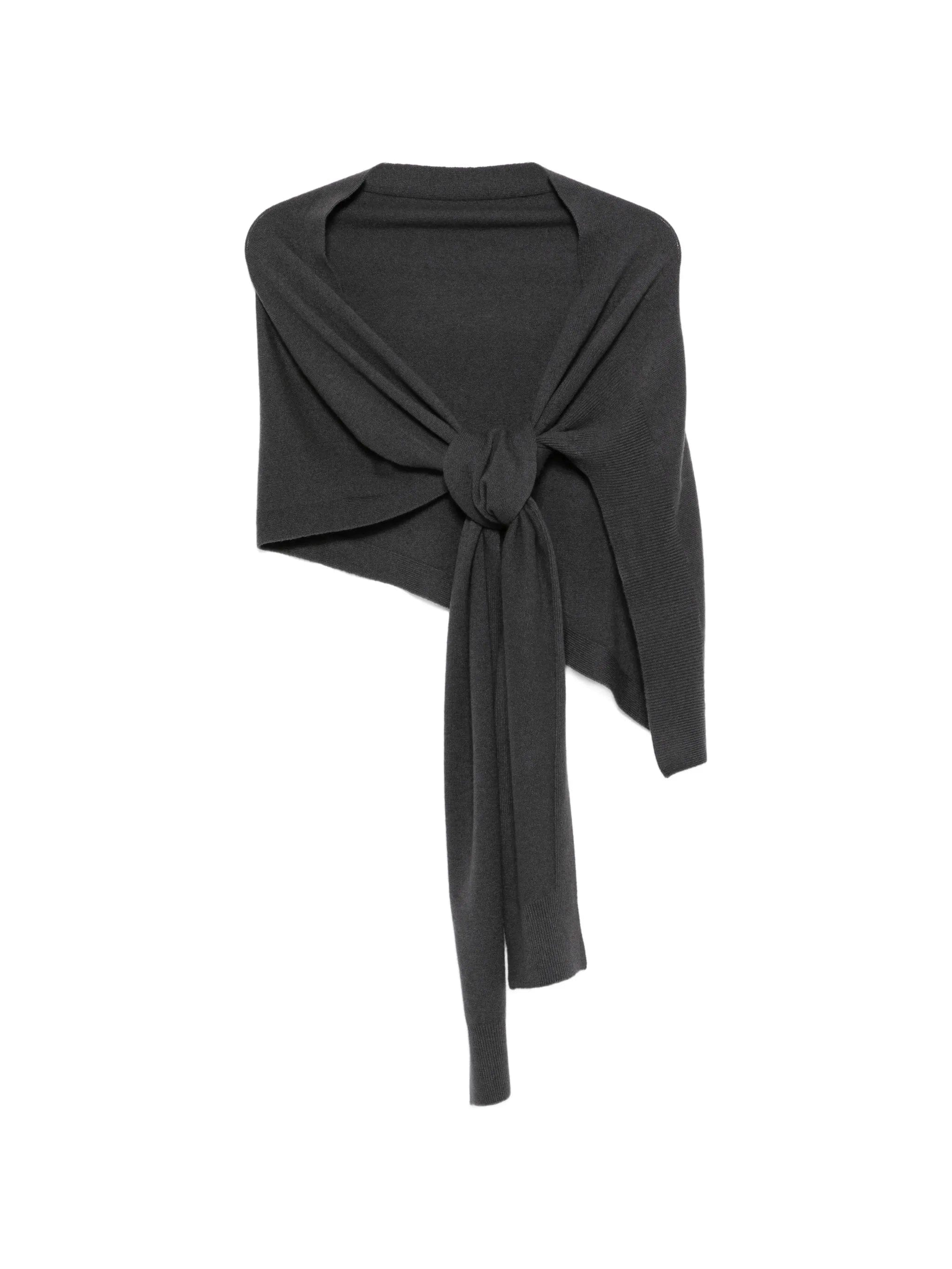 Lemaire fine - knit wrap scarf