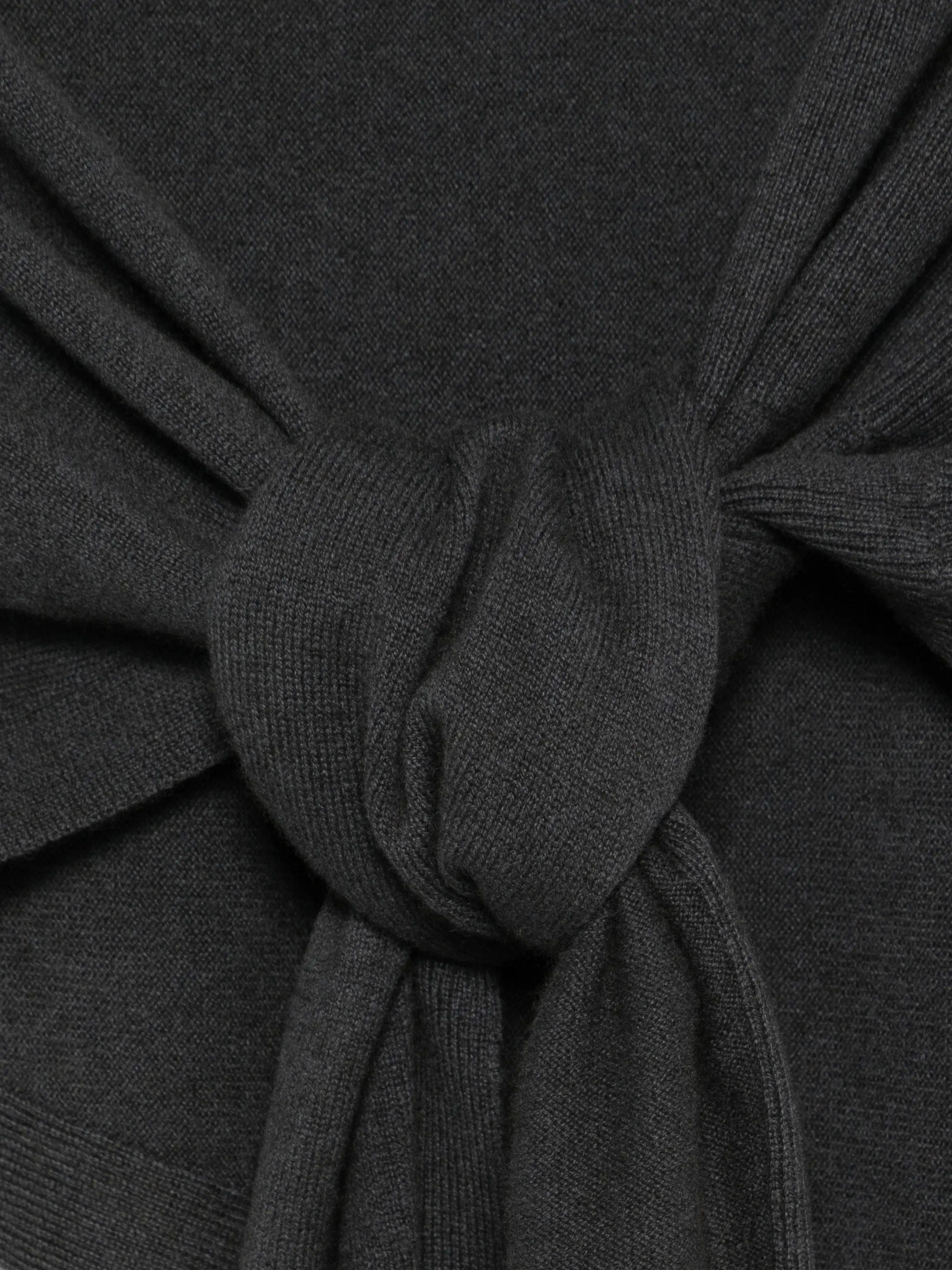 Lemaire fine - knit wrap scarf