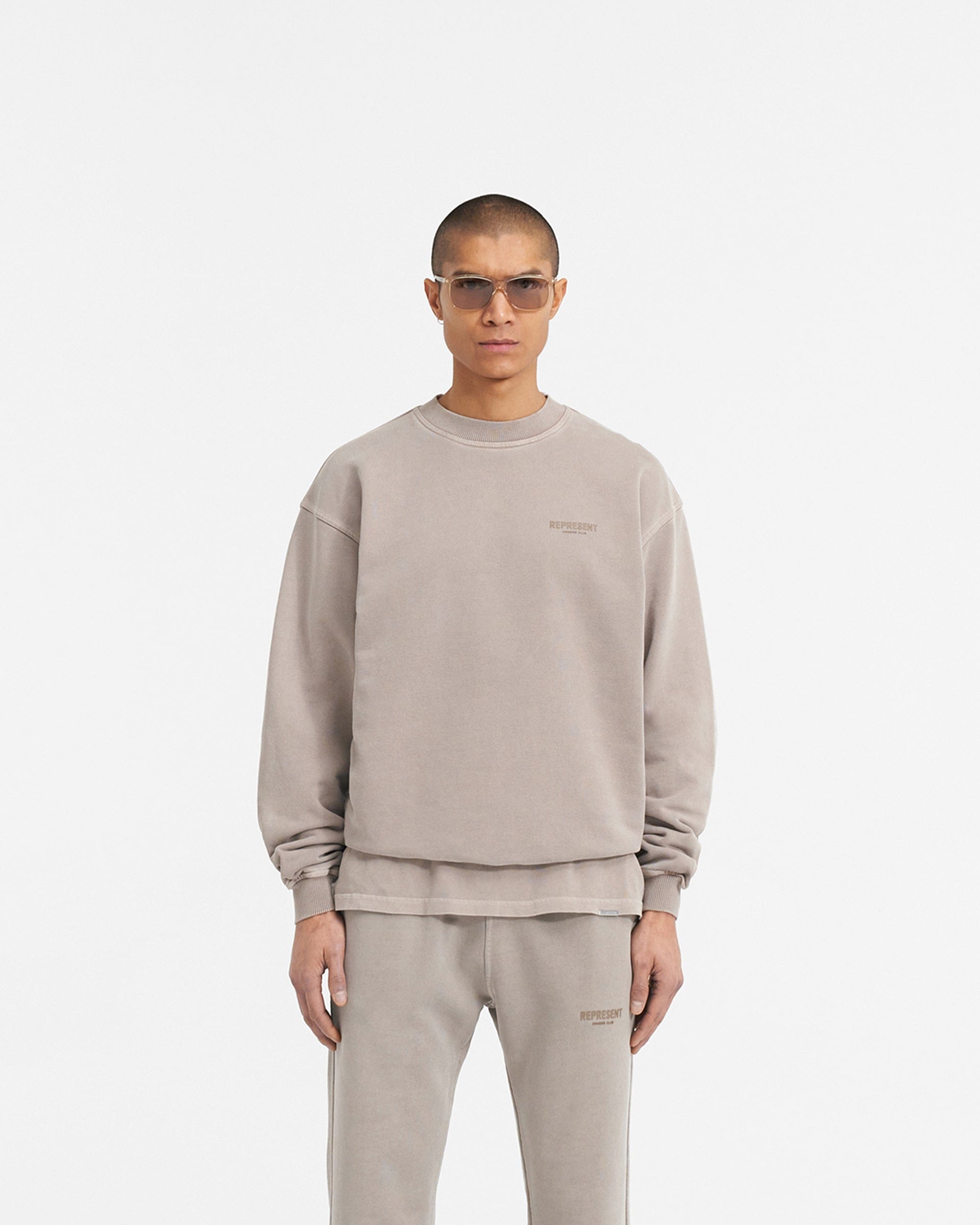 Owners Club Represent Owners Club Sweater - Mushroom