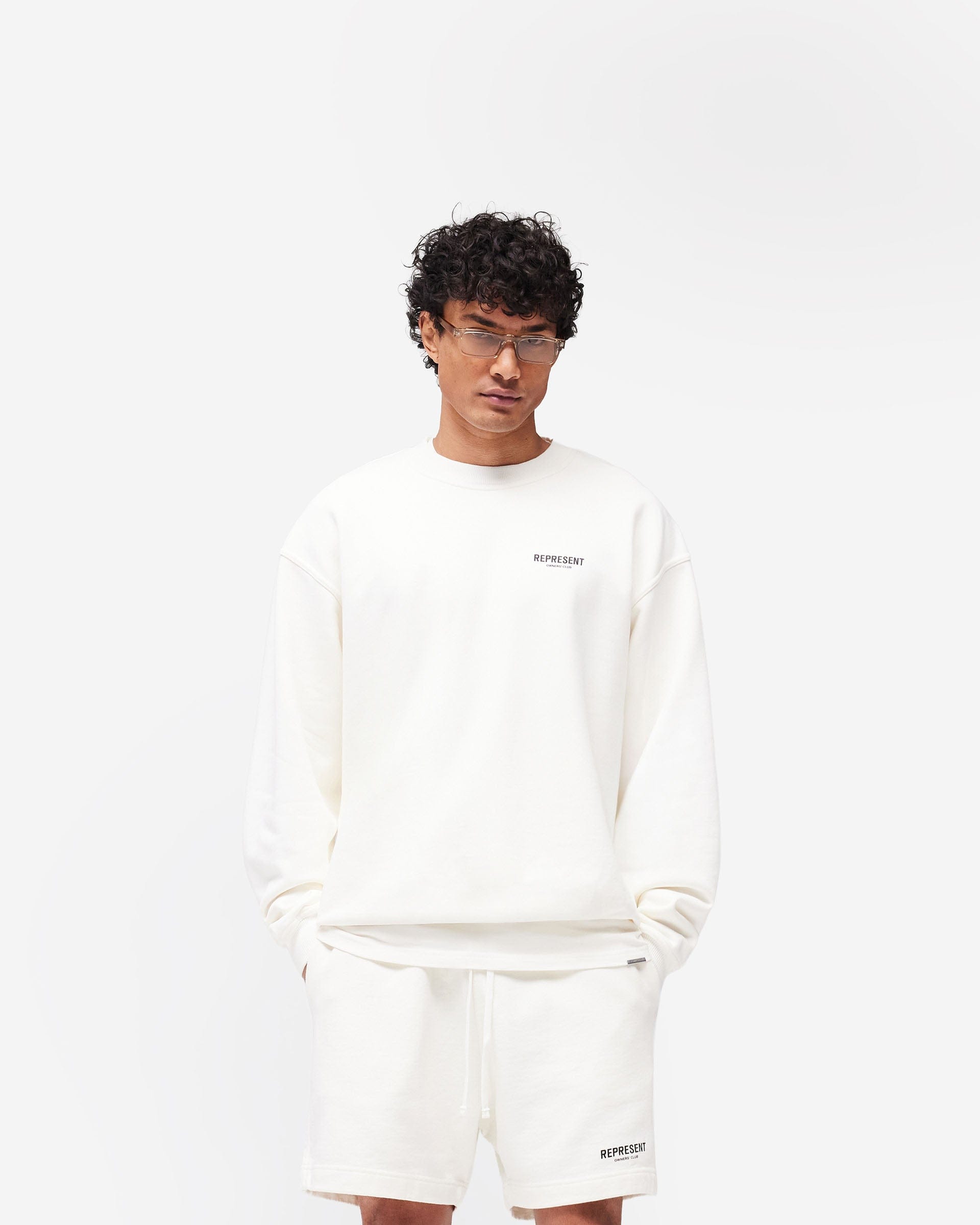 Owners Club Represent Owners Club Sweater - Flat White