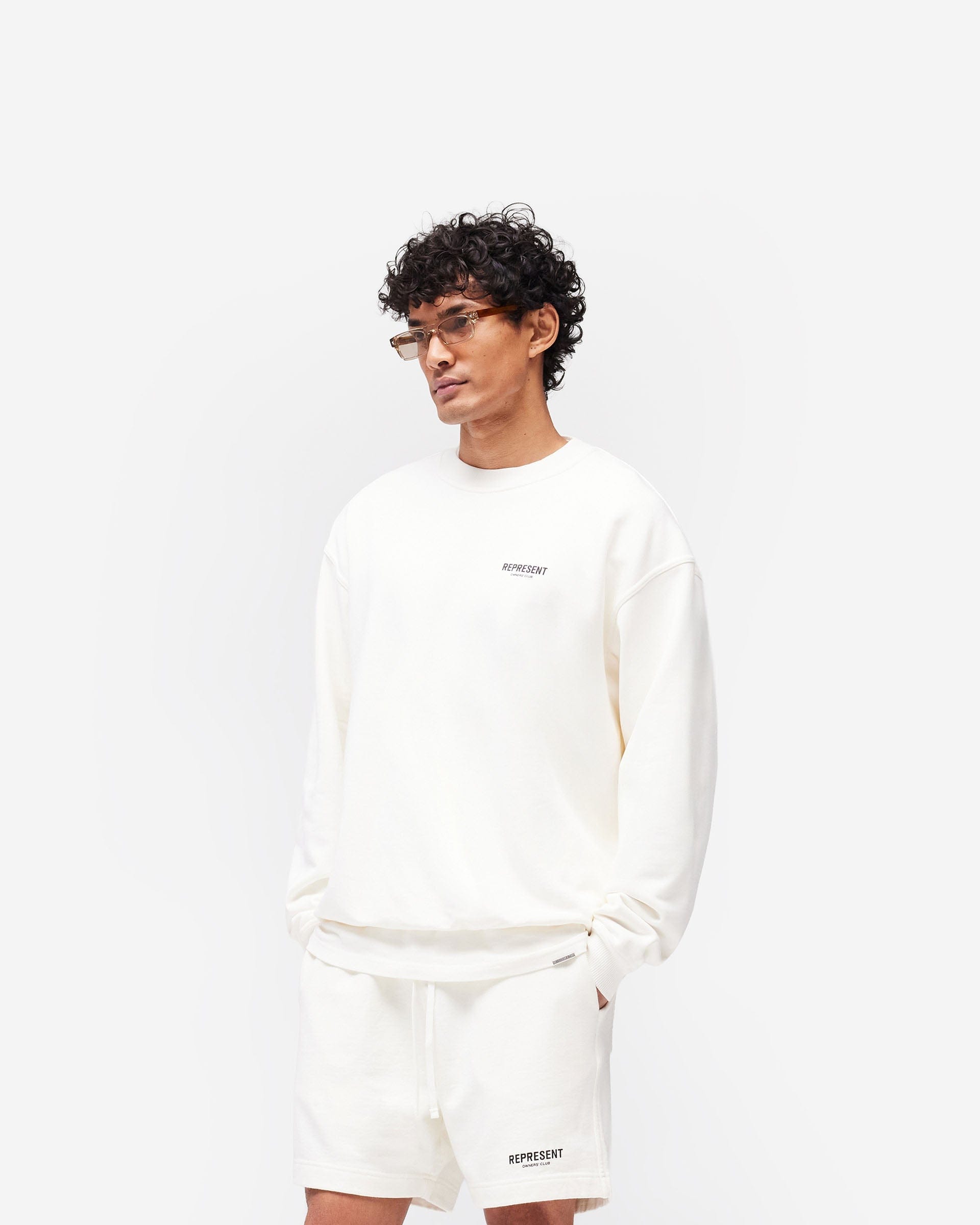 Owners Club Represent Owners Club Sweater - Flat White