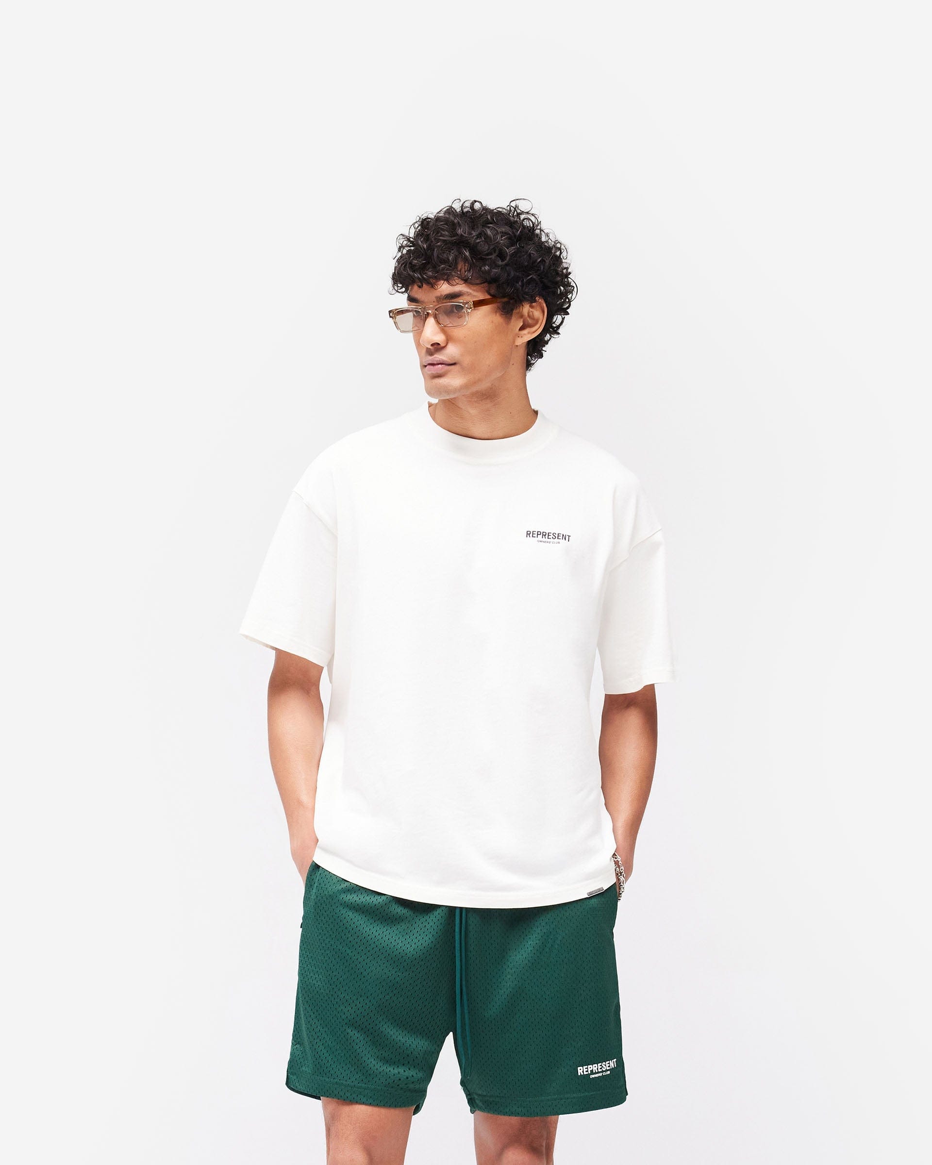 Owners Club Represent Owners Club T - Shirt - Flat White
