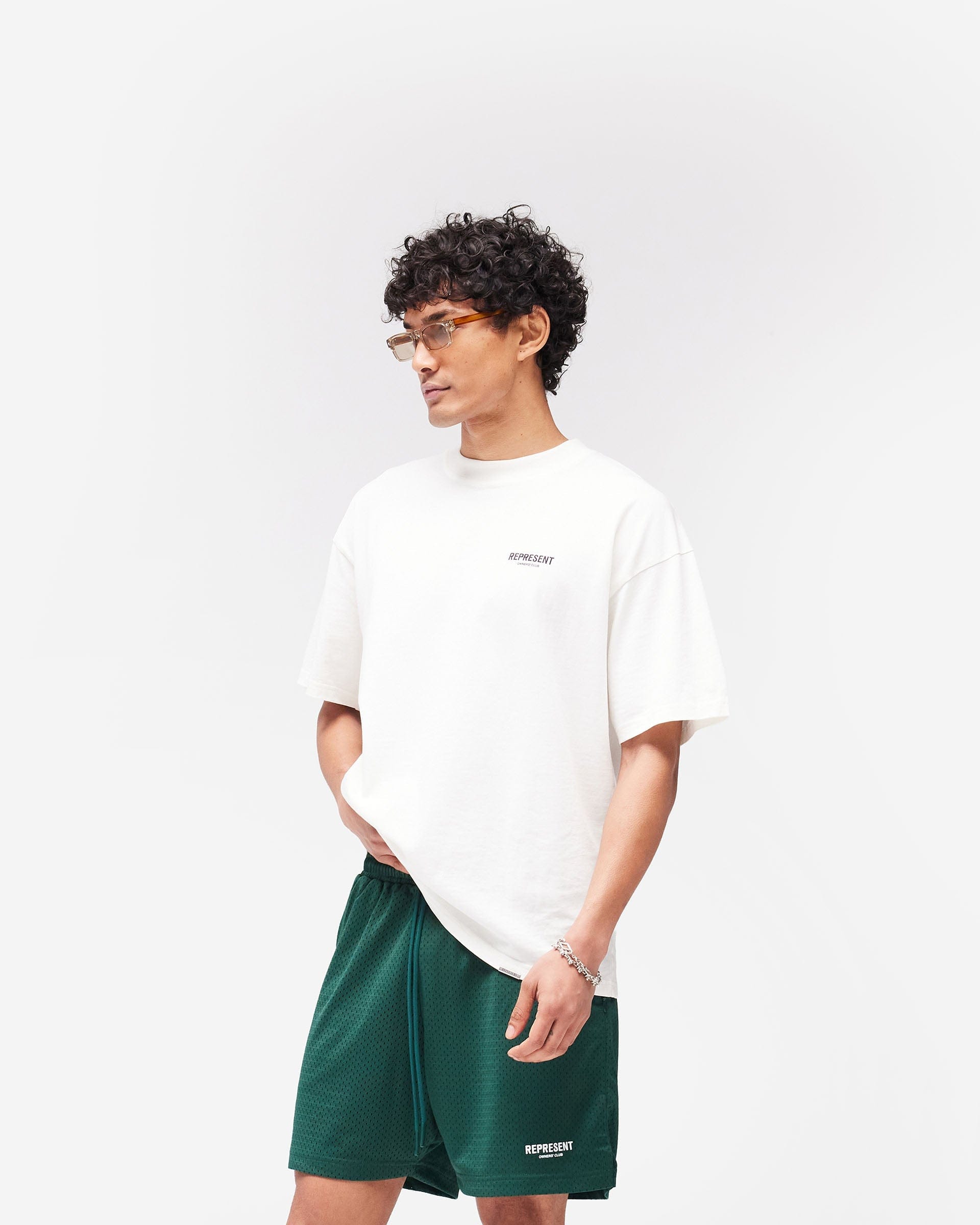 Owners Club Represent Owners Club T - Shirt - Flat White