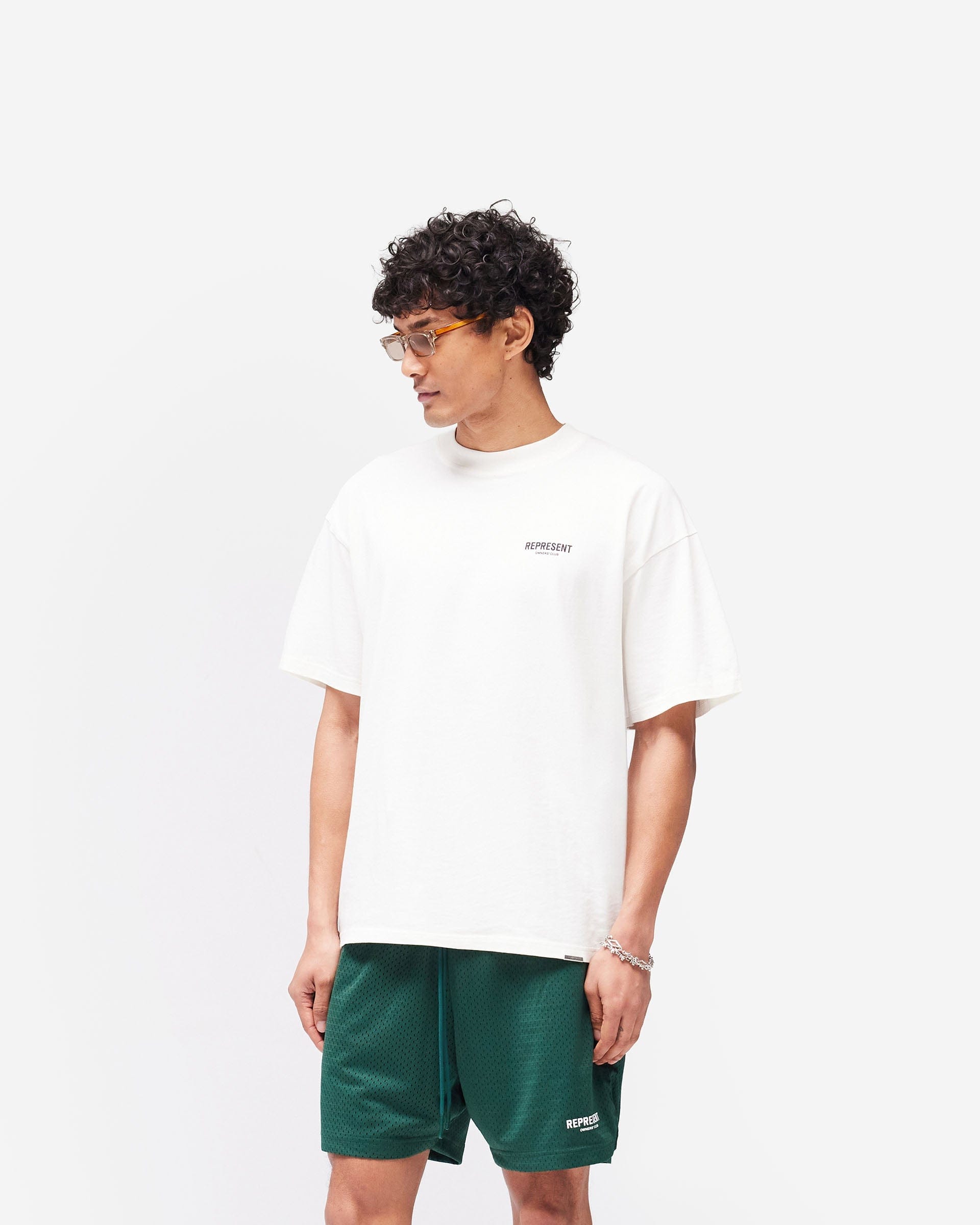 Owners Club Represent Owners Club T - Shirt - Flat White