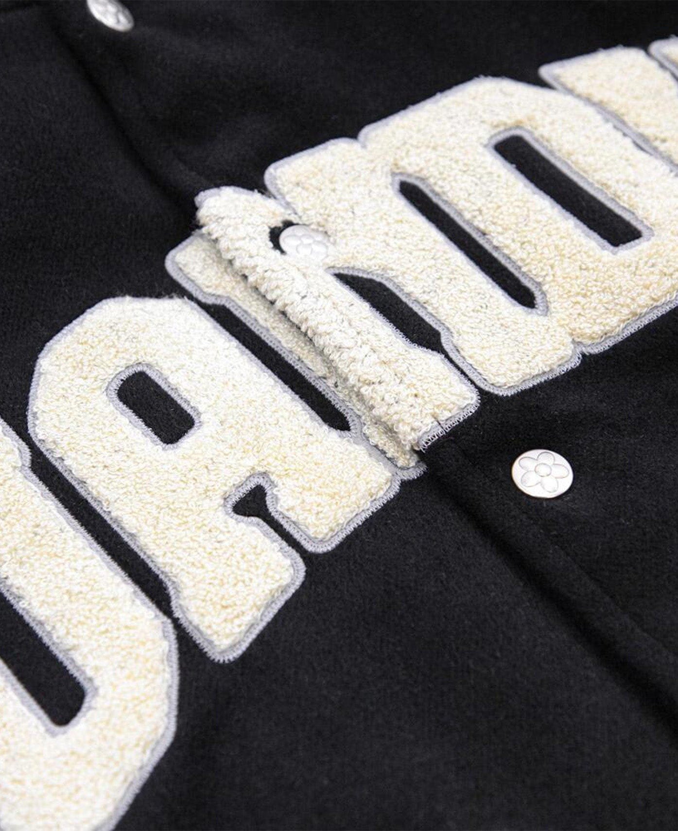 Vandy The Pink Animal Varsity Jacket (Black)