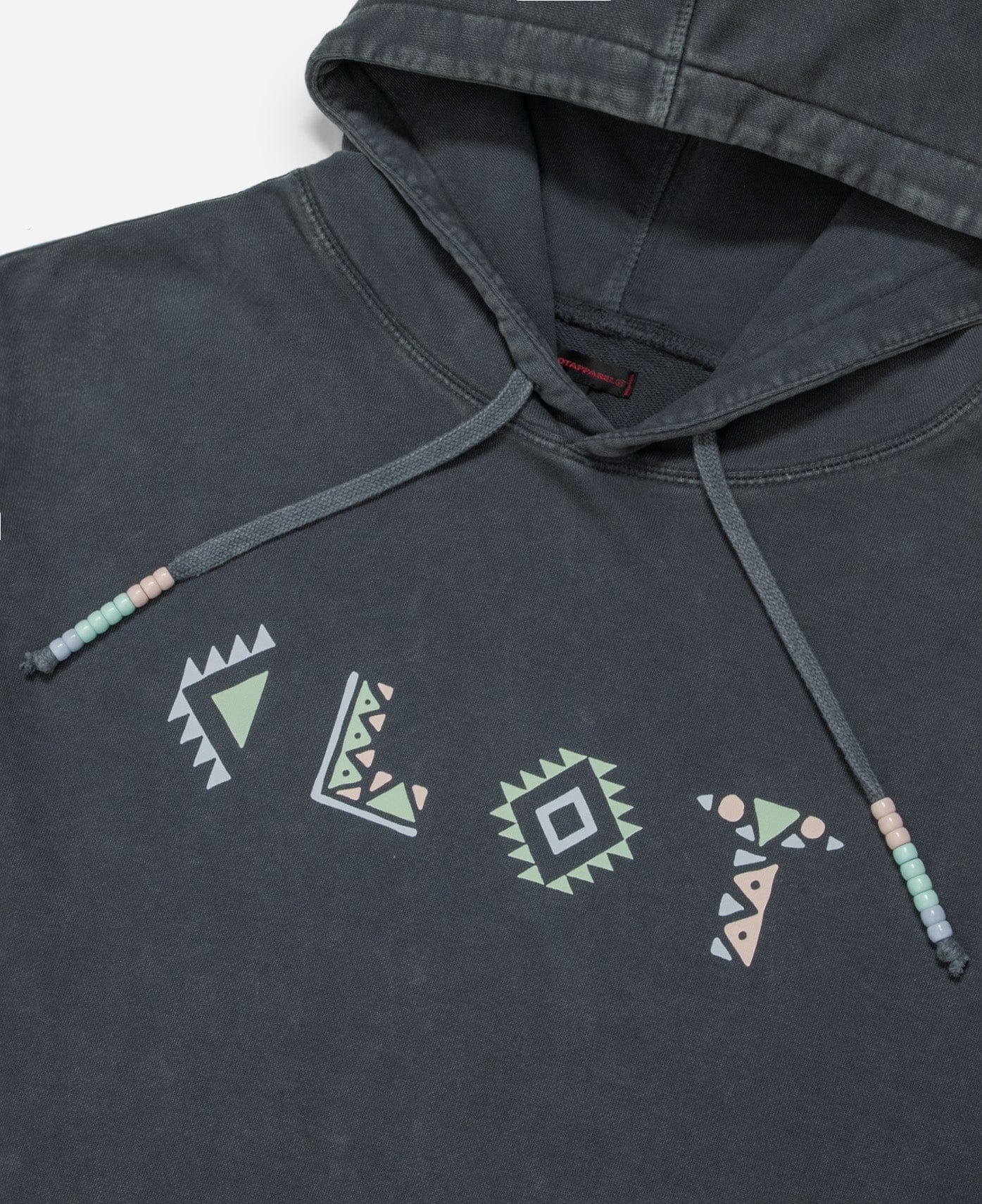 CLOT Beaded Drawstring Hoodie (Black)