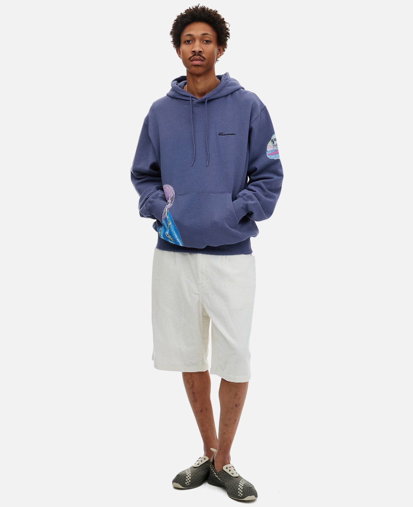 Thisisneverthat® Surfing Skull Hoodie (Purple)