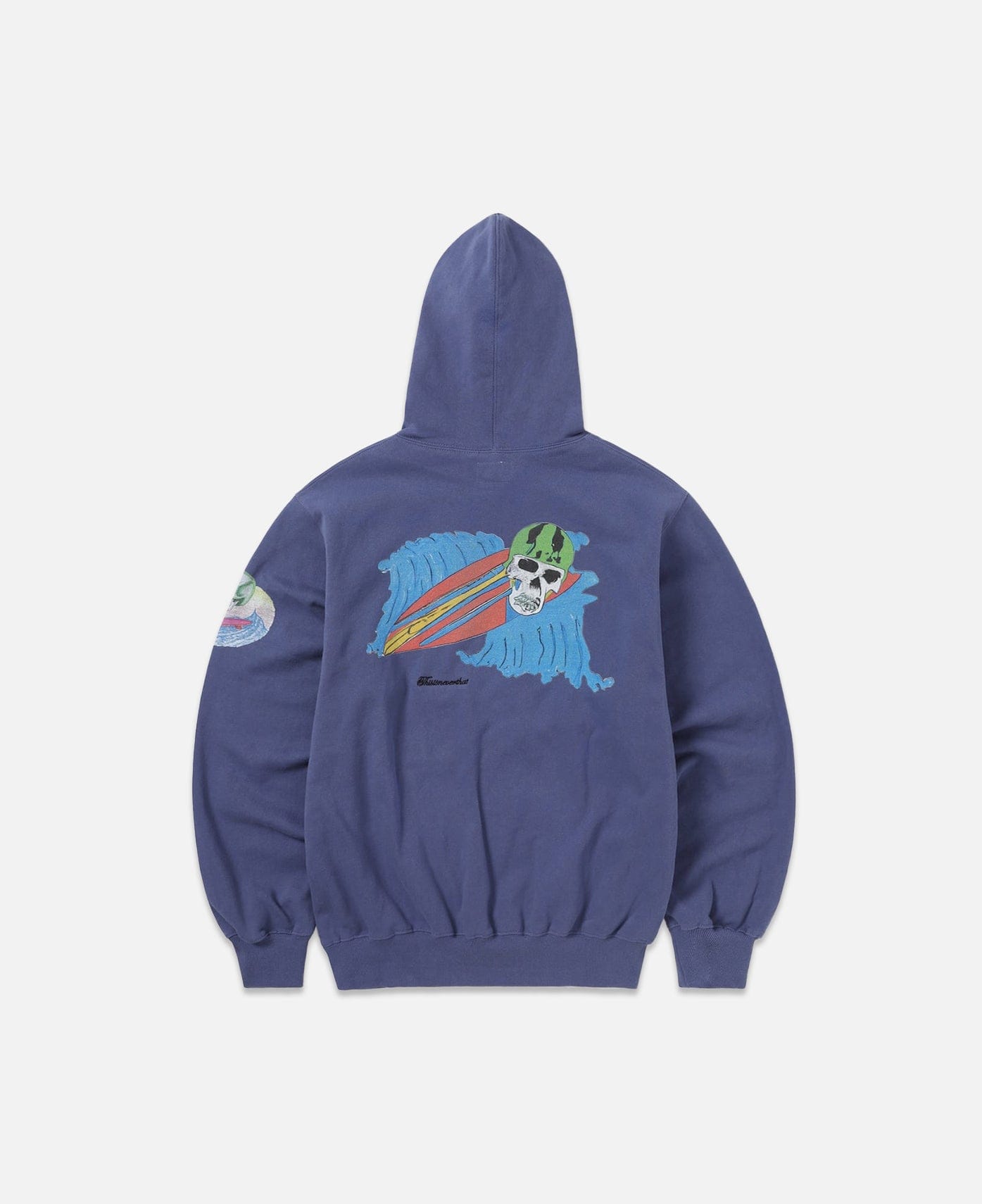 Thisisneverthat® Surfing Skull Hoodie (Purple)
