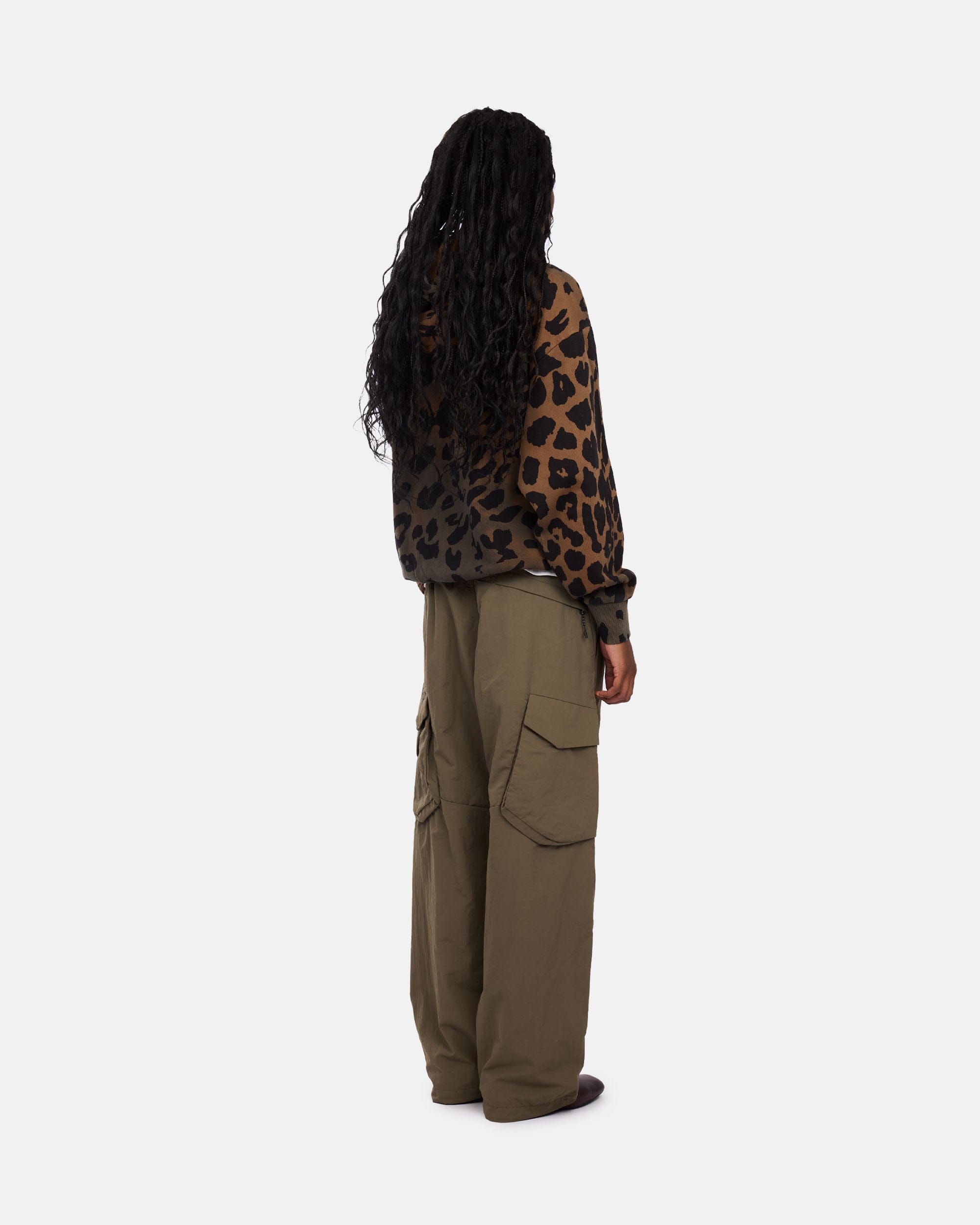 SLAM JAM SRL (ARIES ROA) Leopard Hoodie