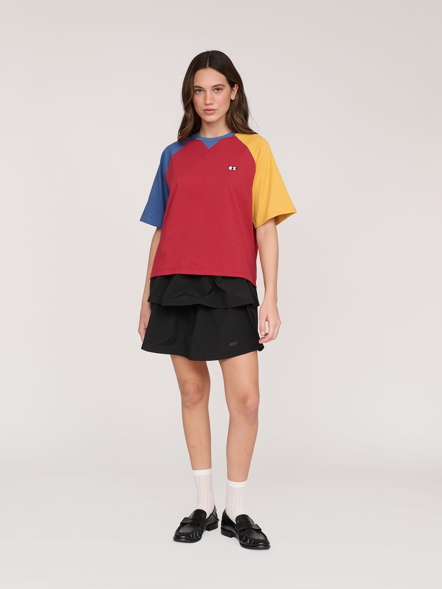 Lazy Oaf Double Tier Mini Skirt