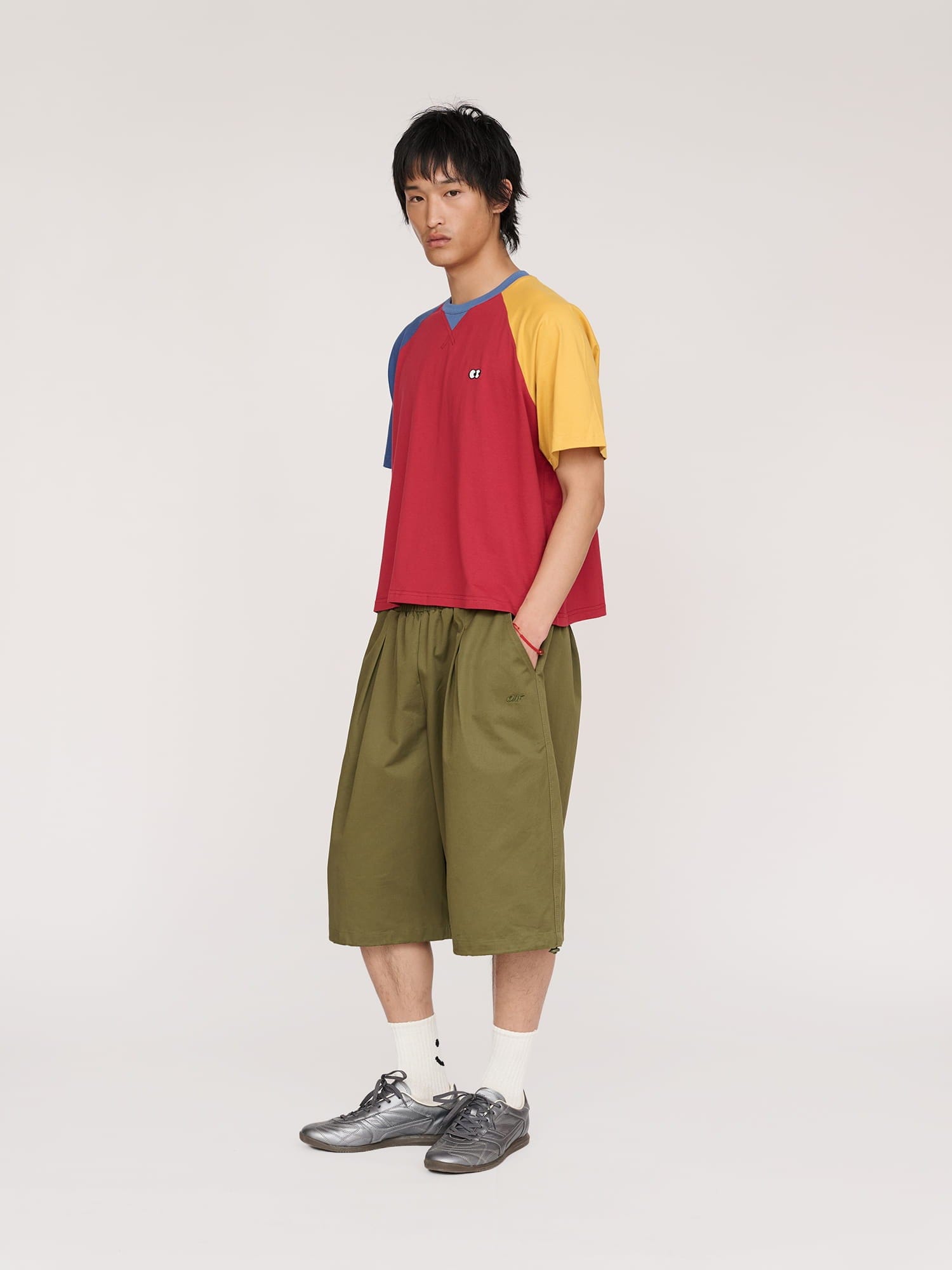 Lazy Oaf Colour Block Raglan T - shirt