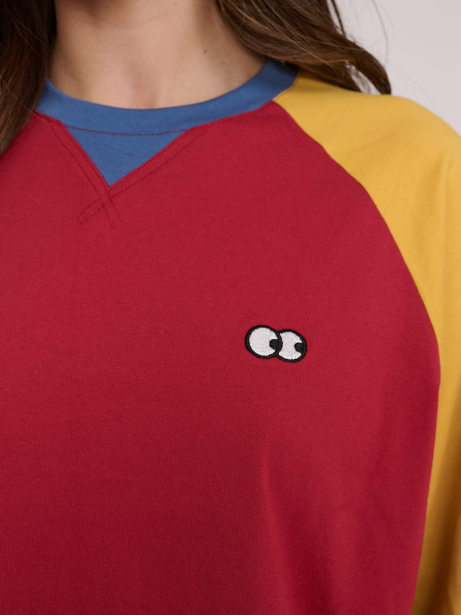 Lazy Oaf Colour Block Raglan T - shirt
