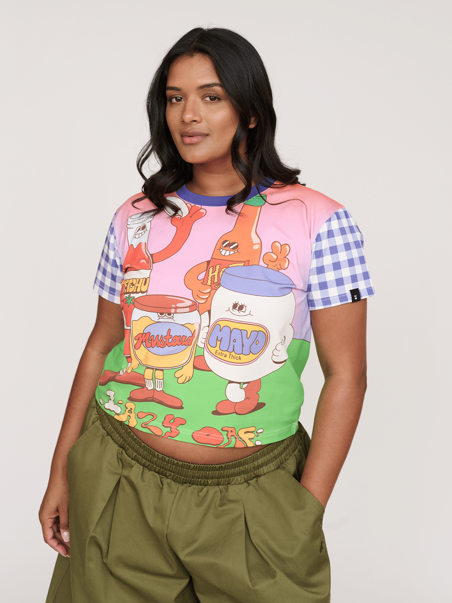 LAUREN LO x Lauren Martin Condiments Fitted T - Shirt