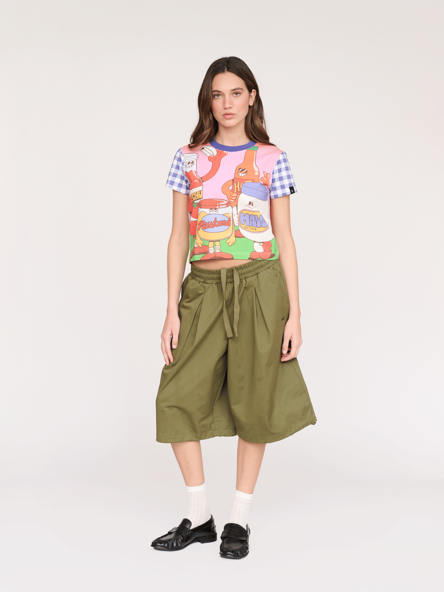 LAUREN LO x Lauren Martin Condiments Fitted T - Shirt