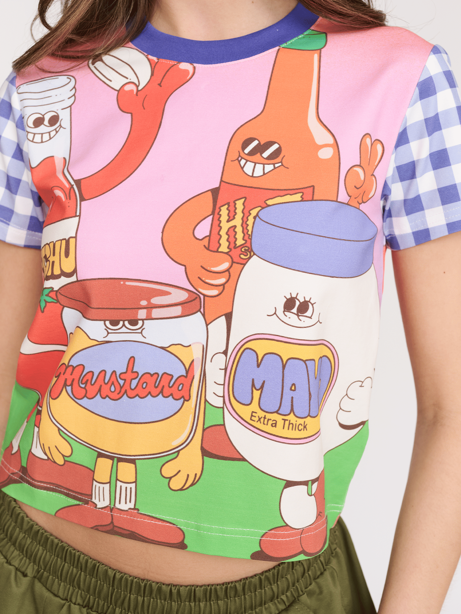 LAUREN LO x Lauren Martin Condiments Fitted T - Shirt