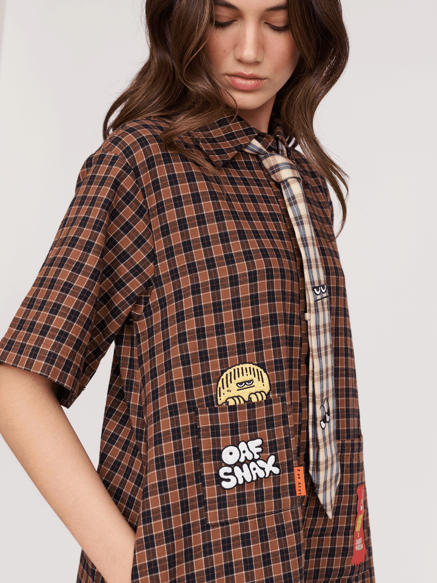 LAUREN LO x Lauren Martin Oaf Snax Tie Dress