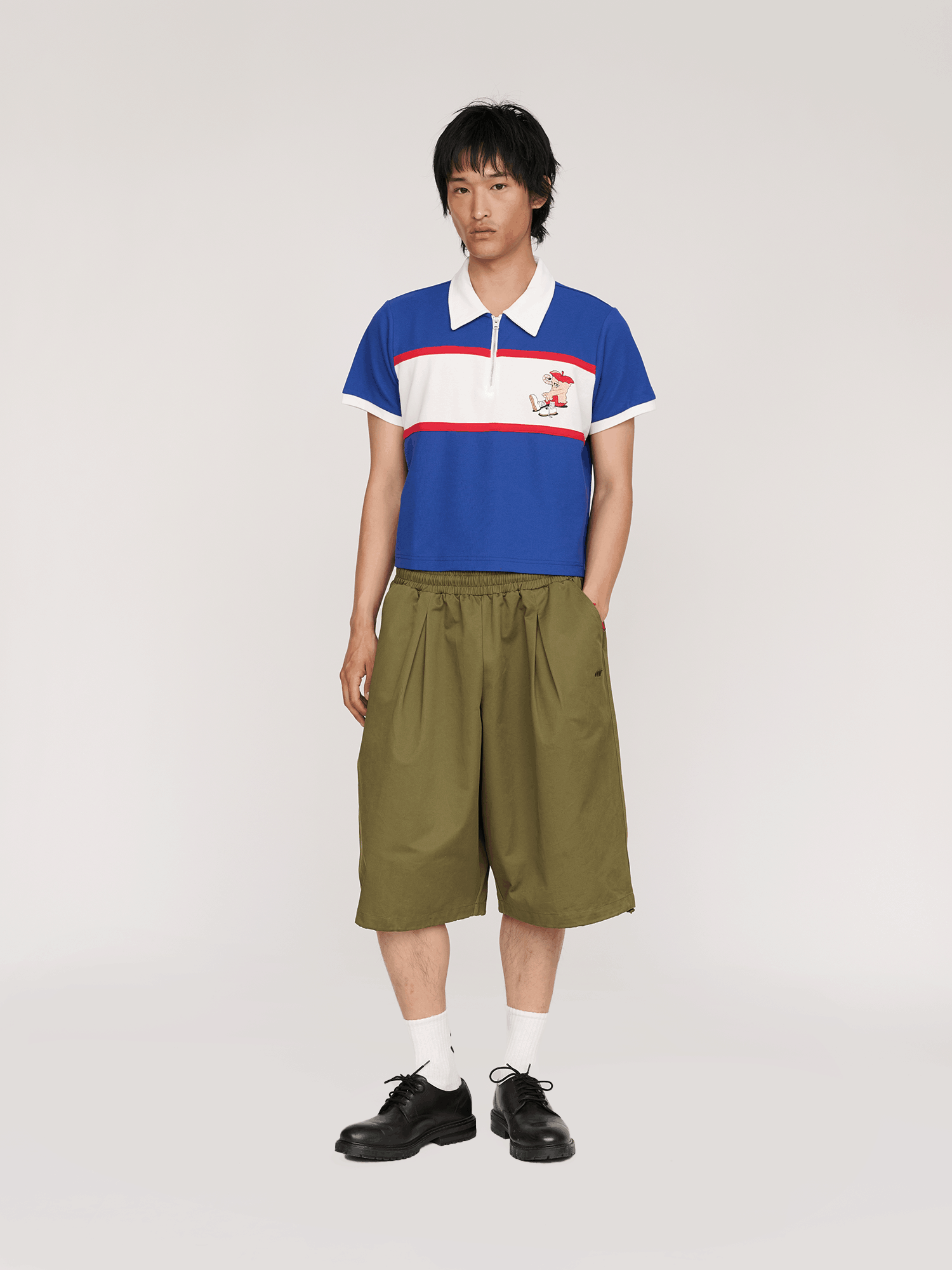LAUREN LO x Lauren Martin Apple Zip Polo