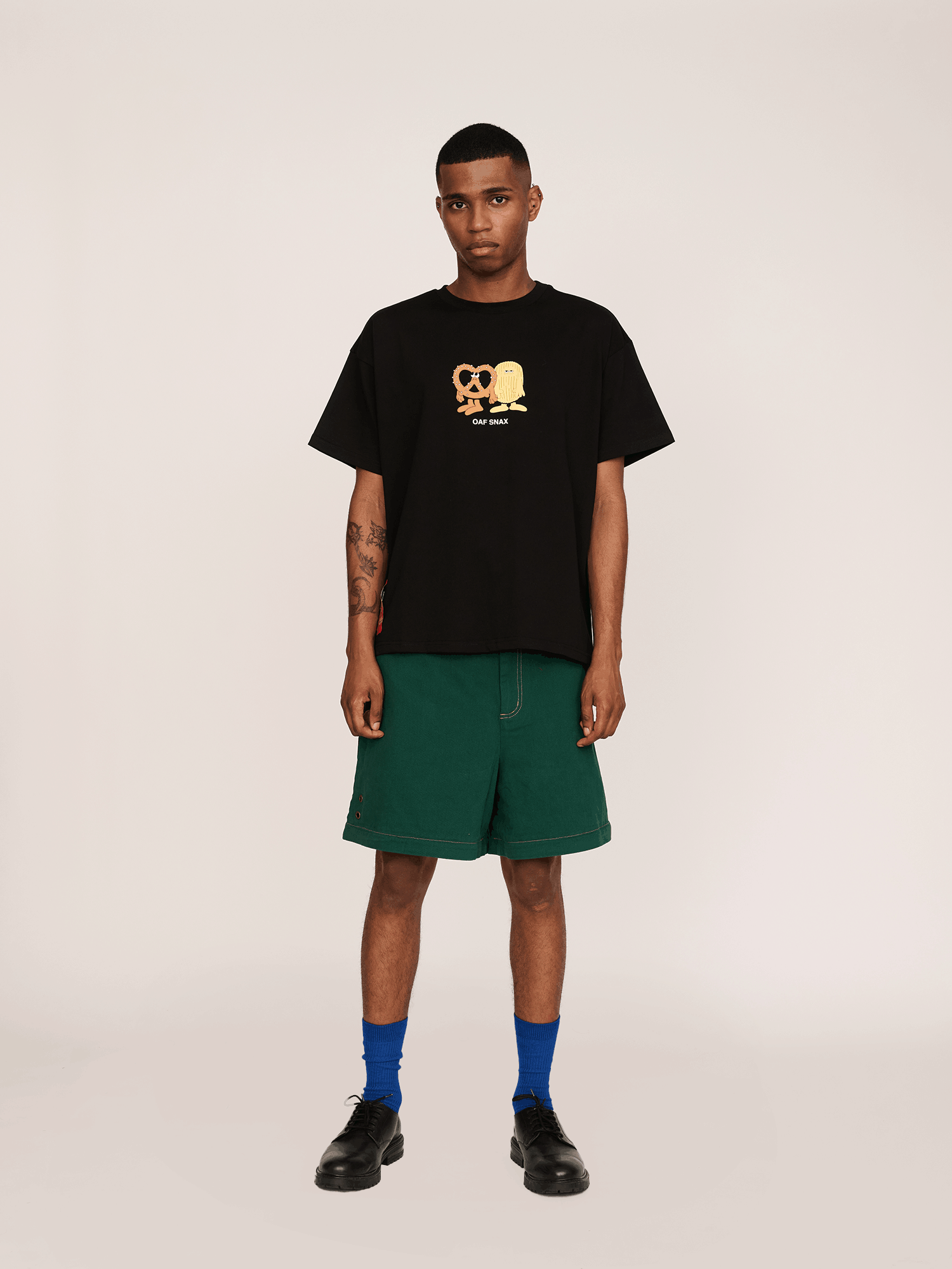 LAUREN LO x Lauren Martin Oaf Snax Black T - Shirt