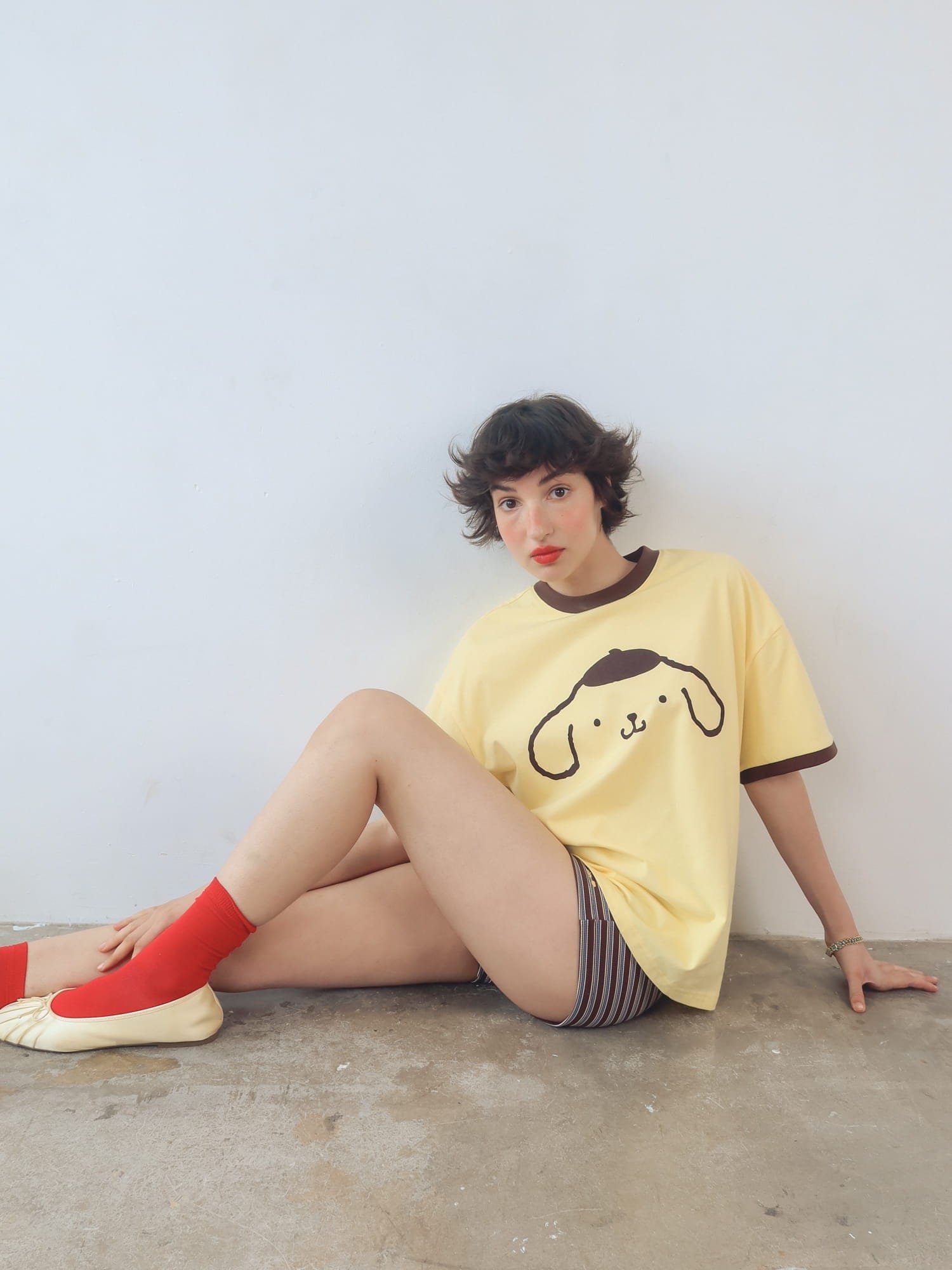 Lazy Oaf Pompompurin Face T - shirt