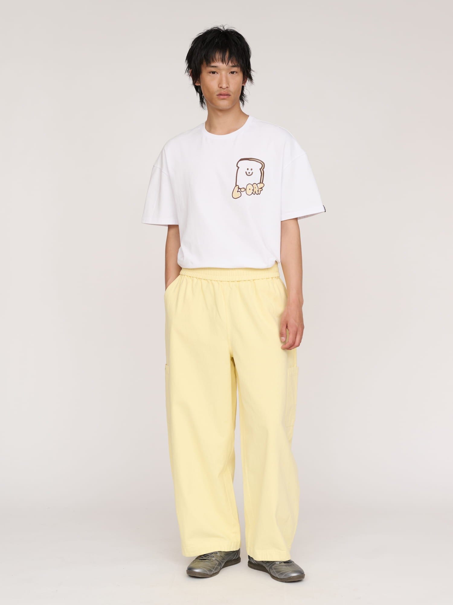 Butter Bev Butter Yellow Barrel Trousers