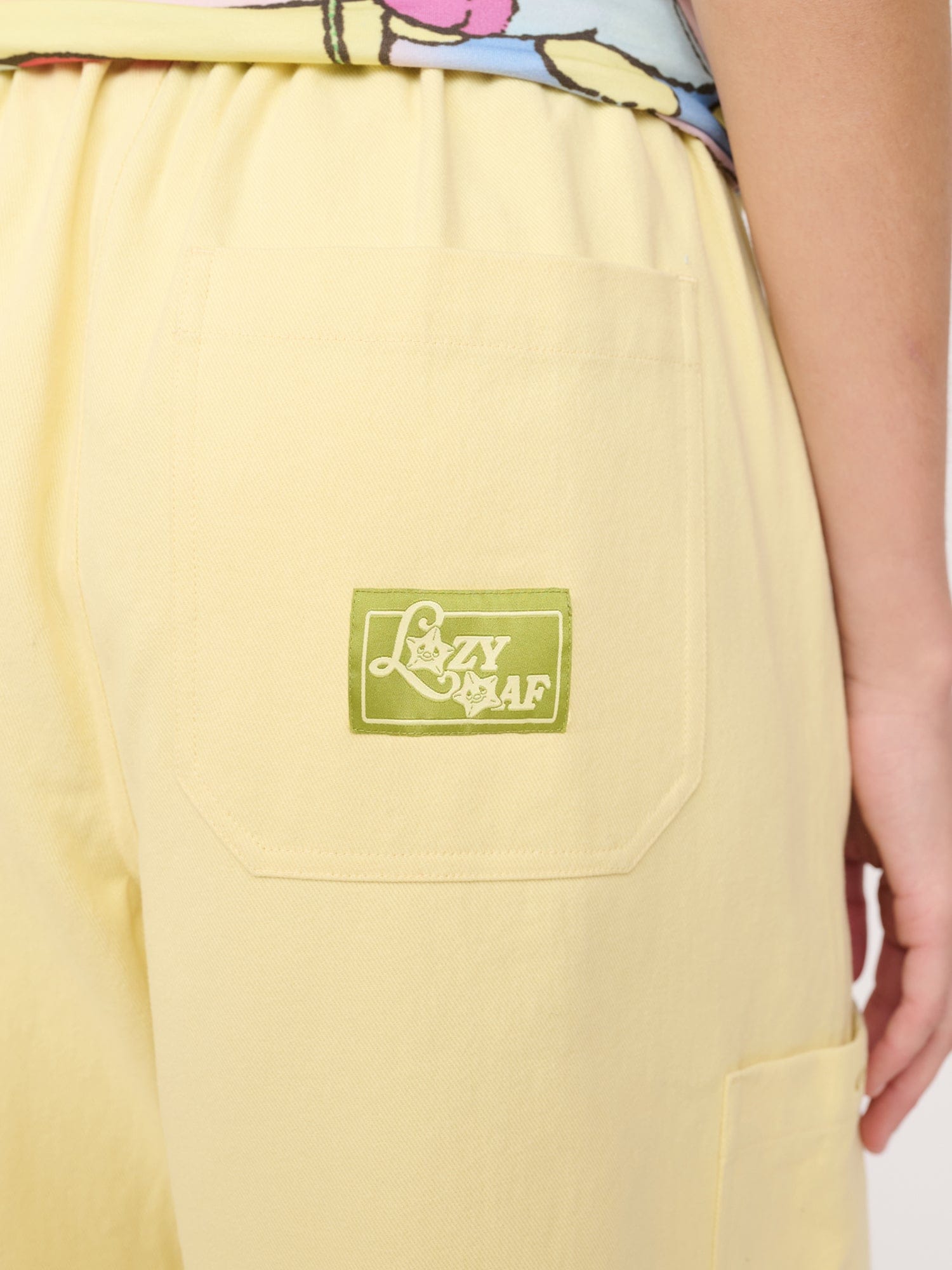 Butter Bev Butter Yellow Barrel Trousers