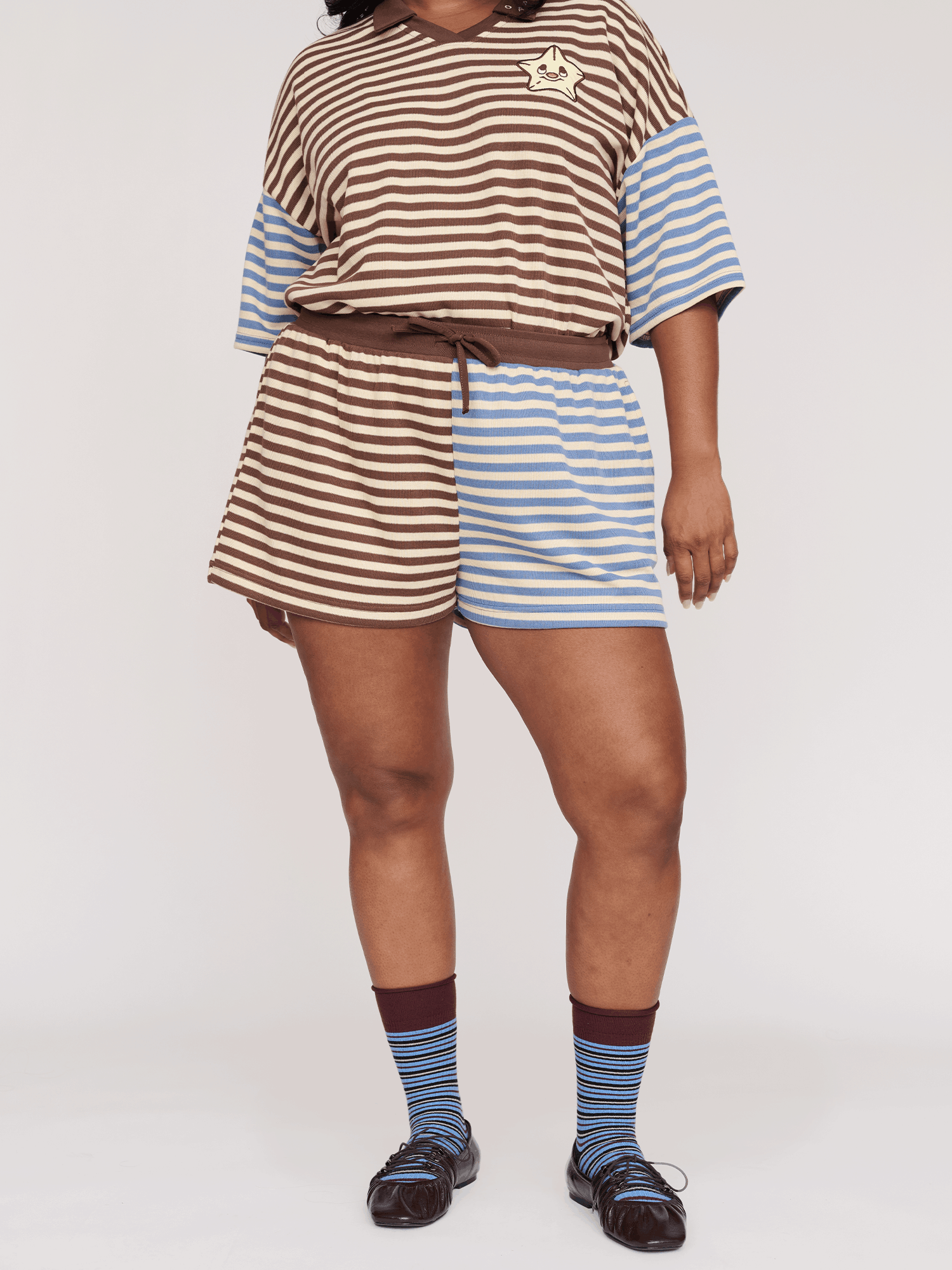 Lazy Oaf Mixed Stripe Shorts