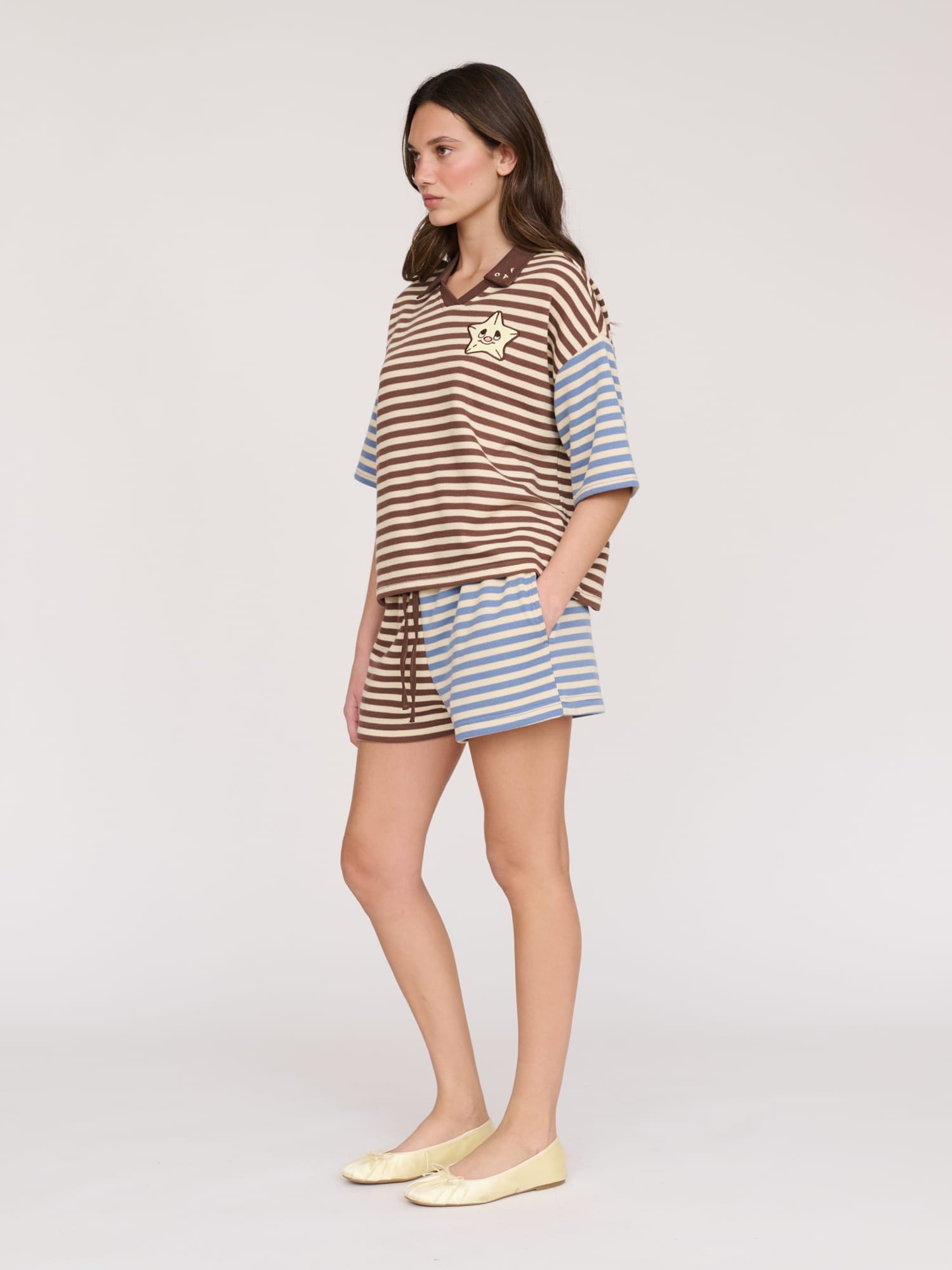 Lazy Oaf Mixed Stripe Shorts