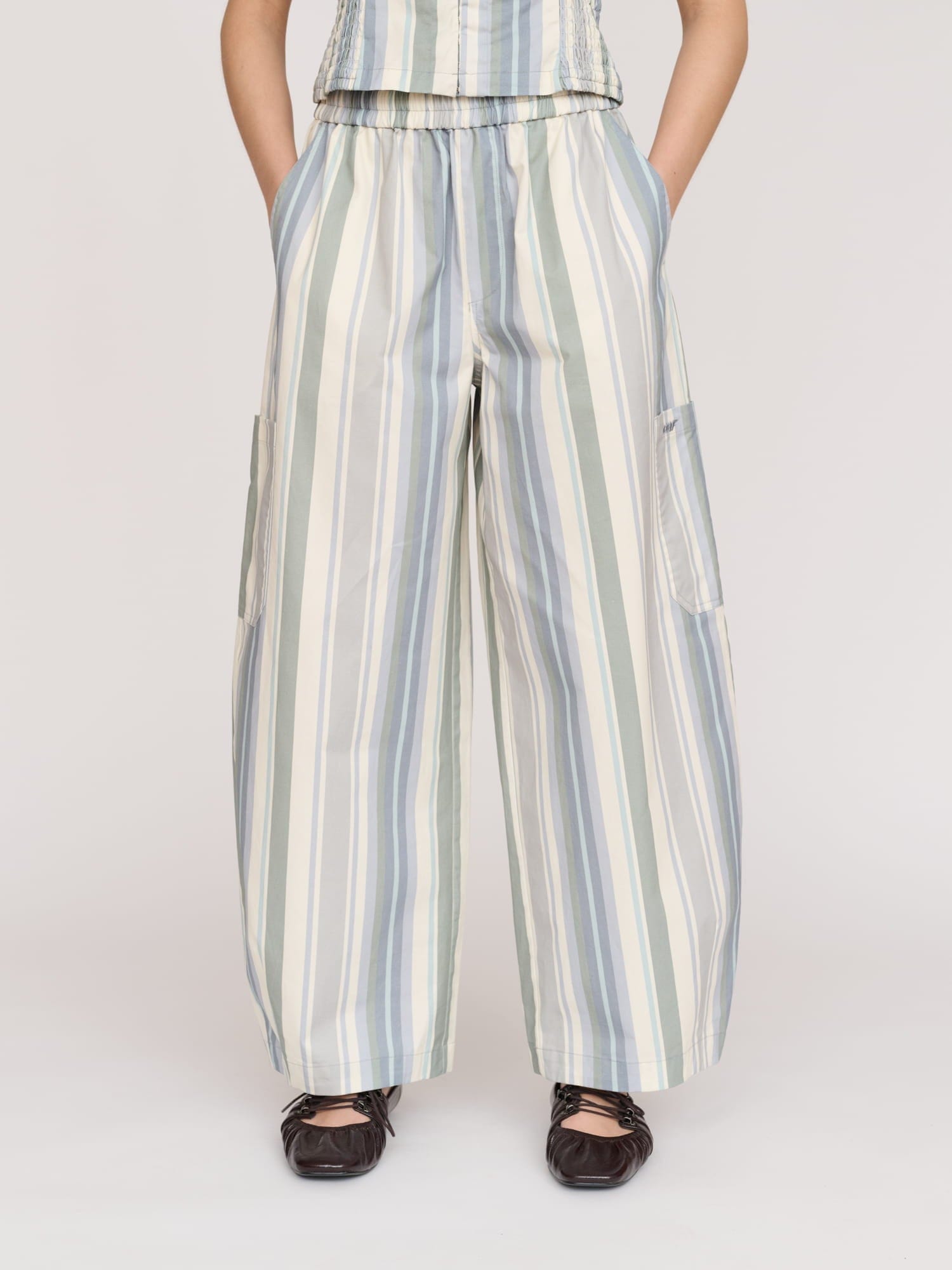 Lazy Oaf Bev Super Stripey Barrel Trousers