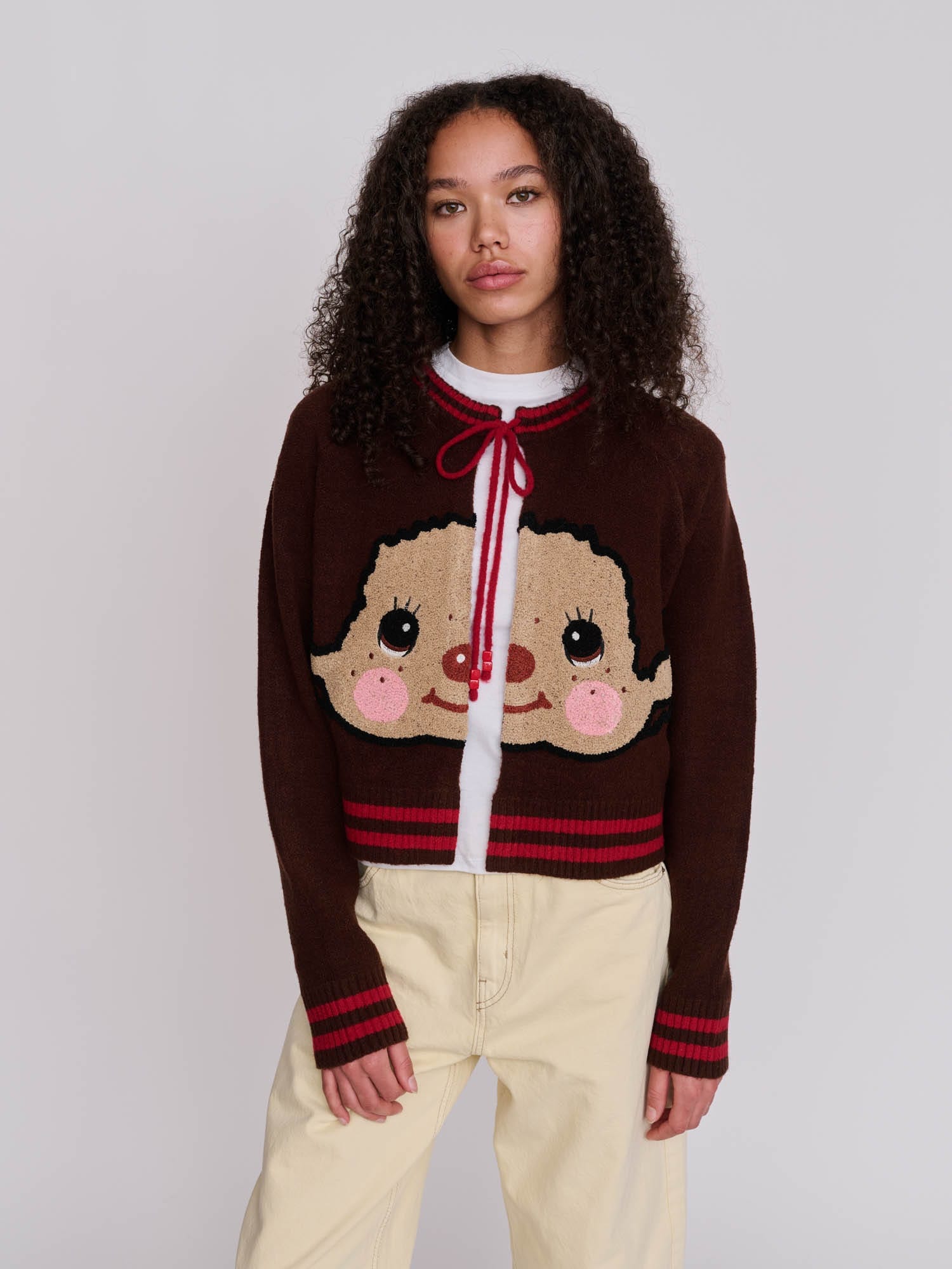 Monchhichi x Lazy Oaf Cardigan - PRE - ORDER