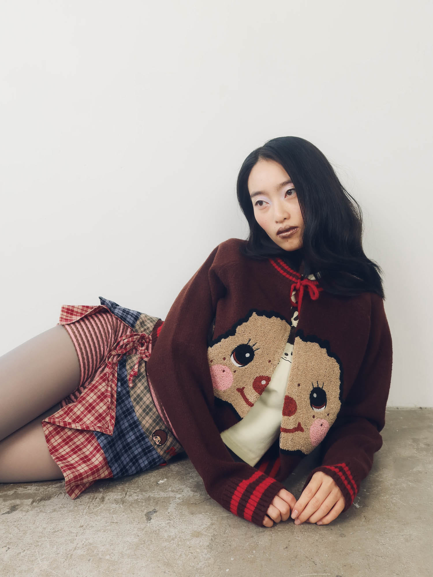Monchhichi x Lazy Oaf Cardigan - PRE - ORDER