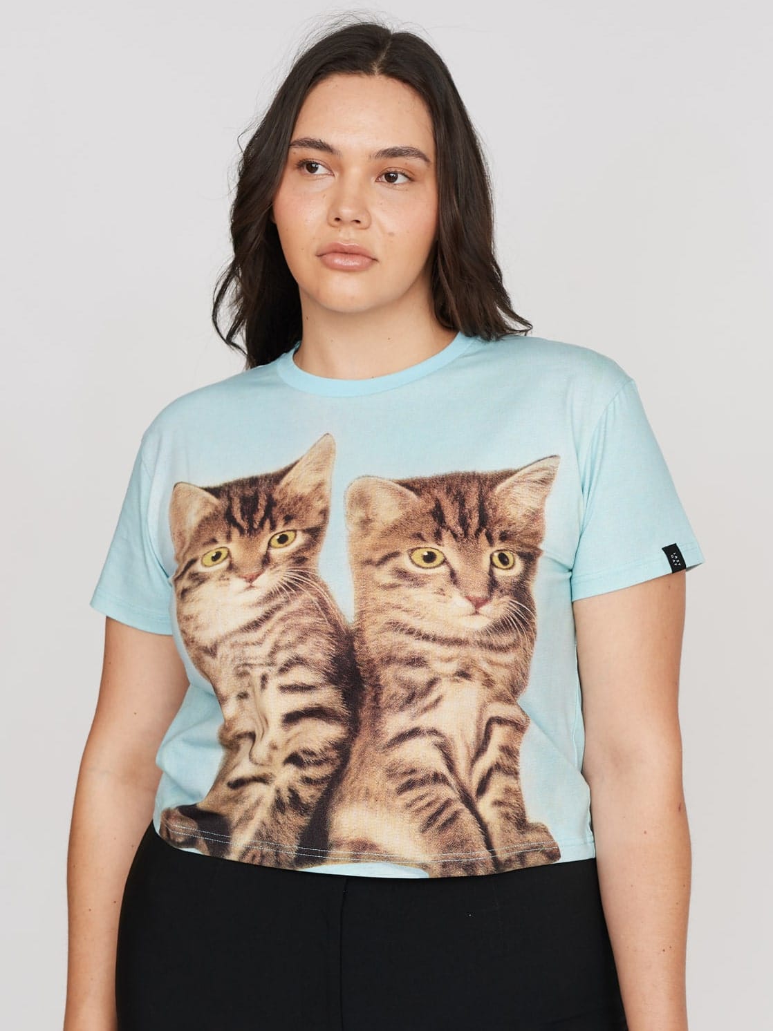 Lazy Oaf Cat Pals Fitted T-Shirt - PRE - ORDER