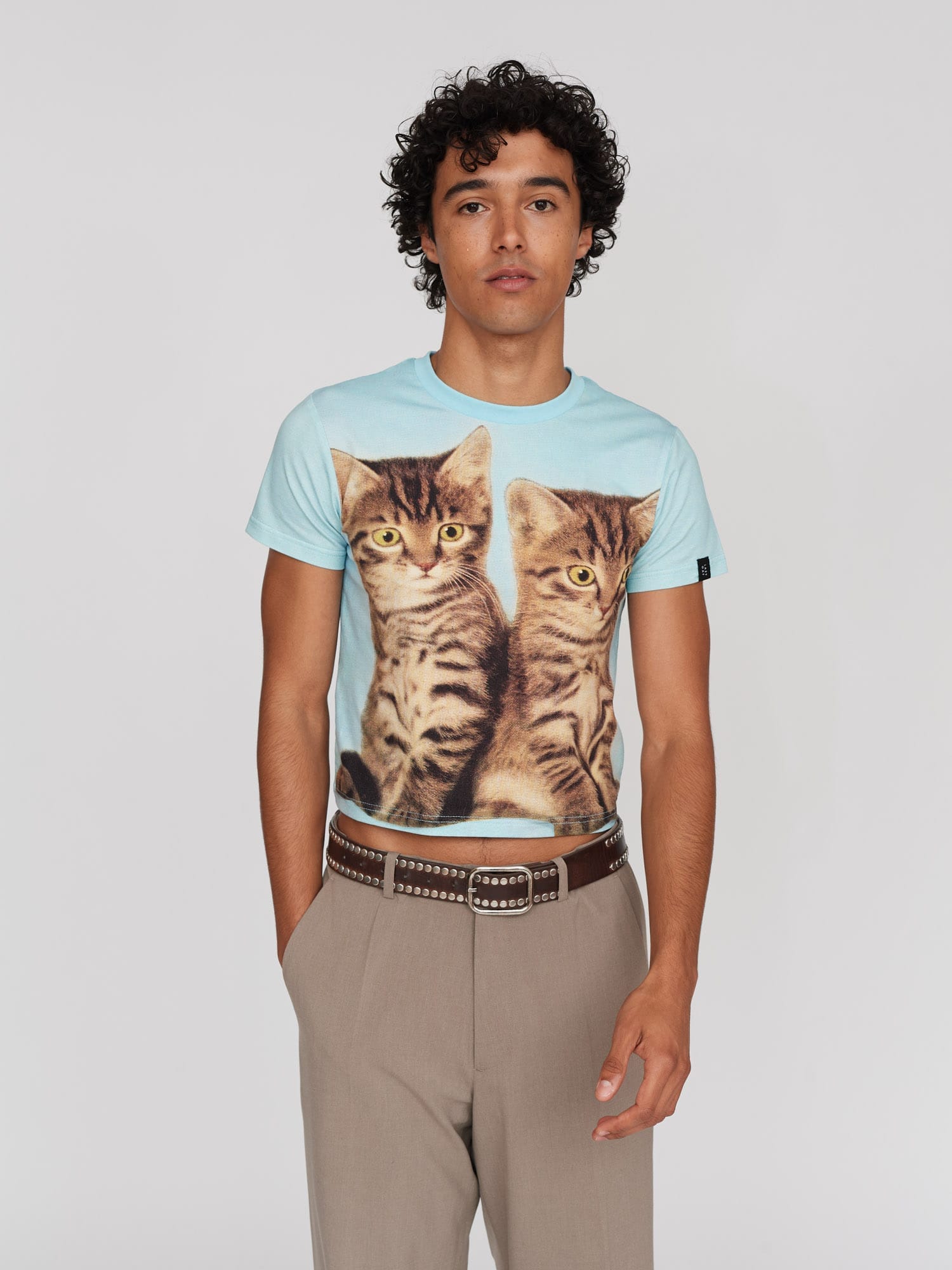 Lazy Oaf Cat Pals Fitted T-Shirt - PRE - ORDER
