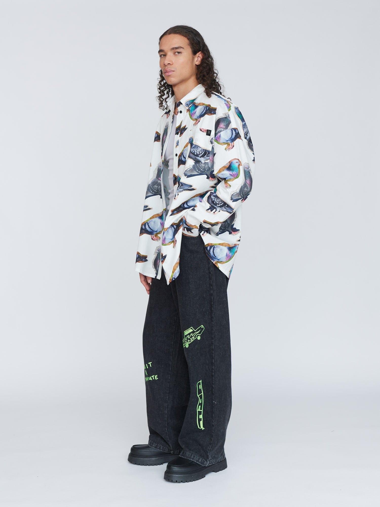 Lazy Oaf Pigeons Are Pals Shirt - PRE - ORDER