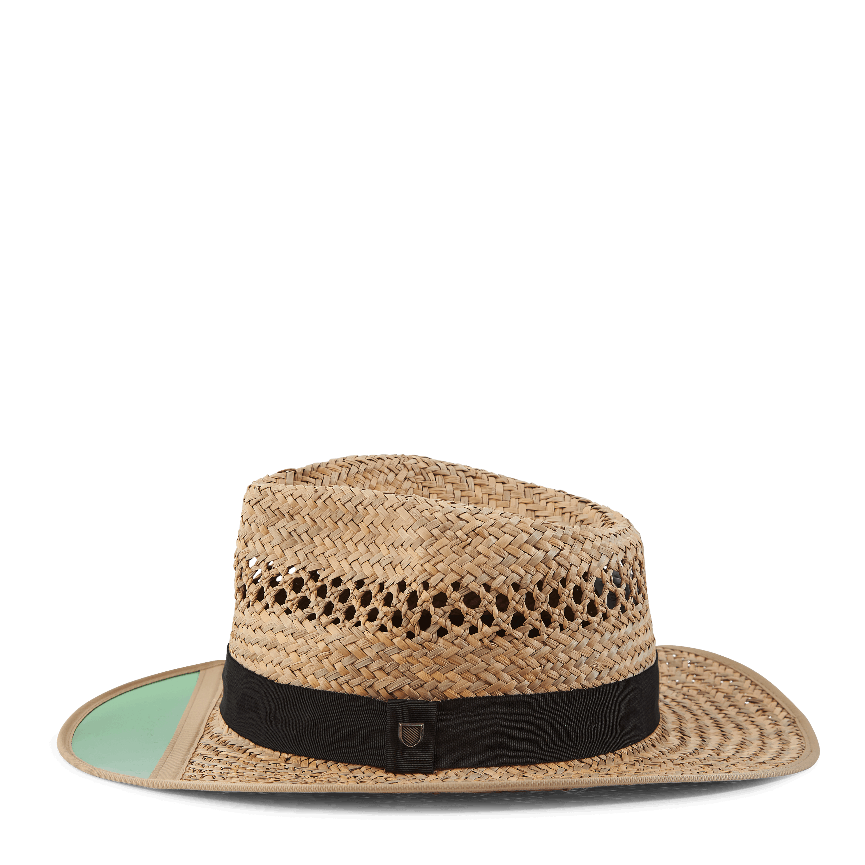 Brixton Hunter Straw Fedora Tan