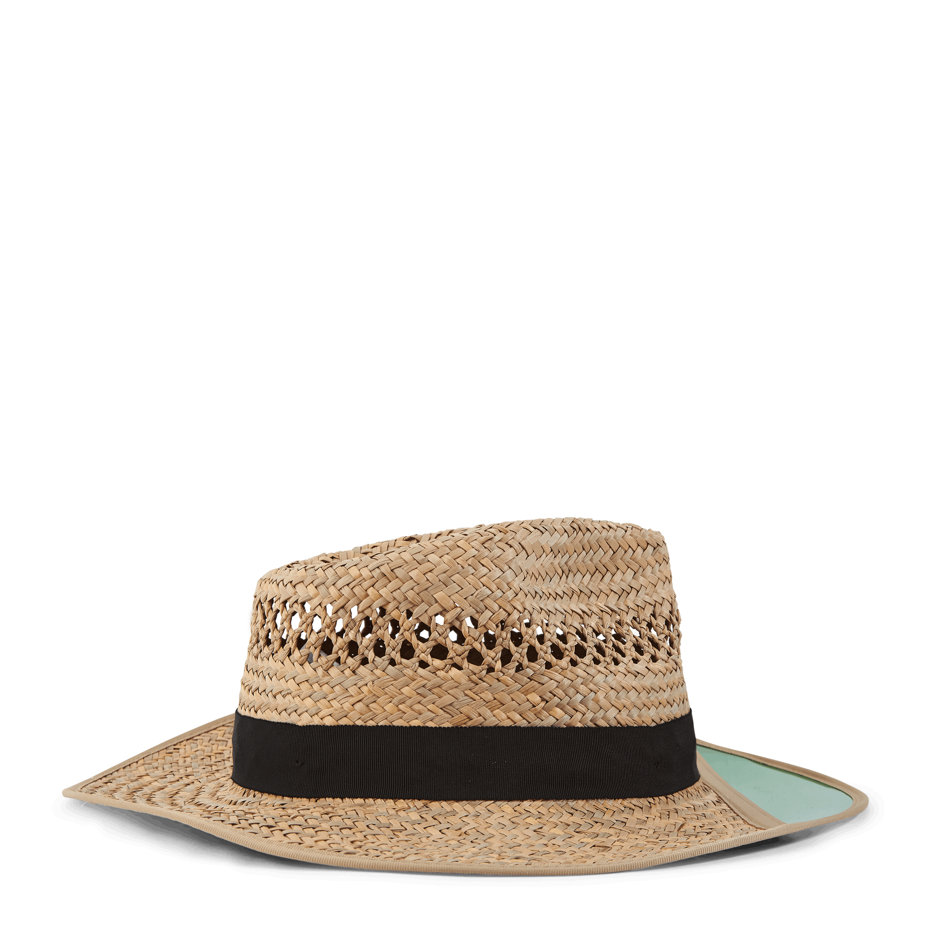 Brixton Hunter Straw Fedora Tan