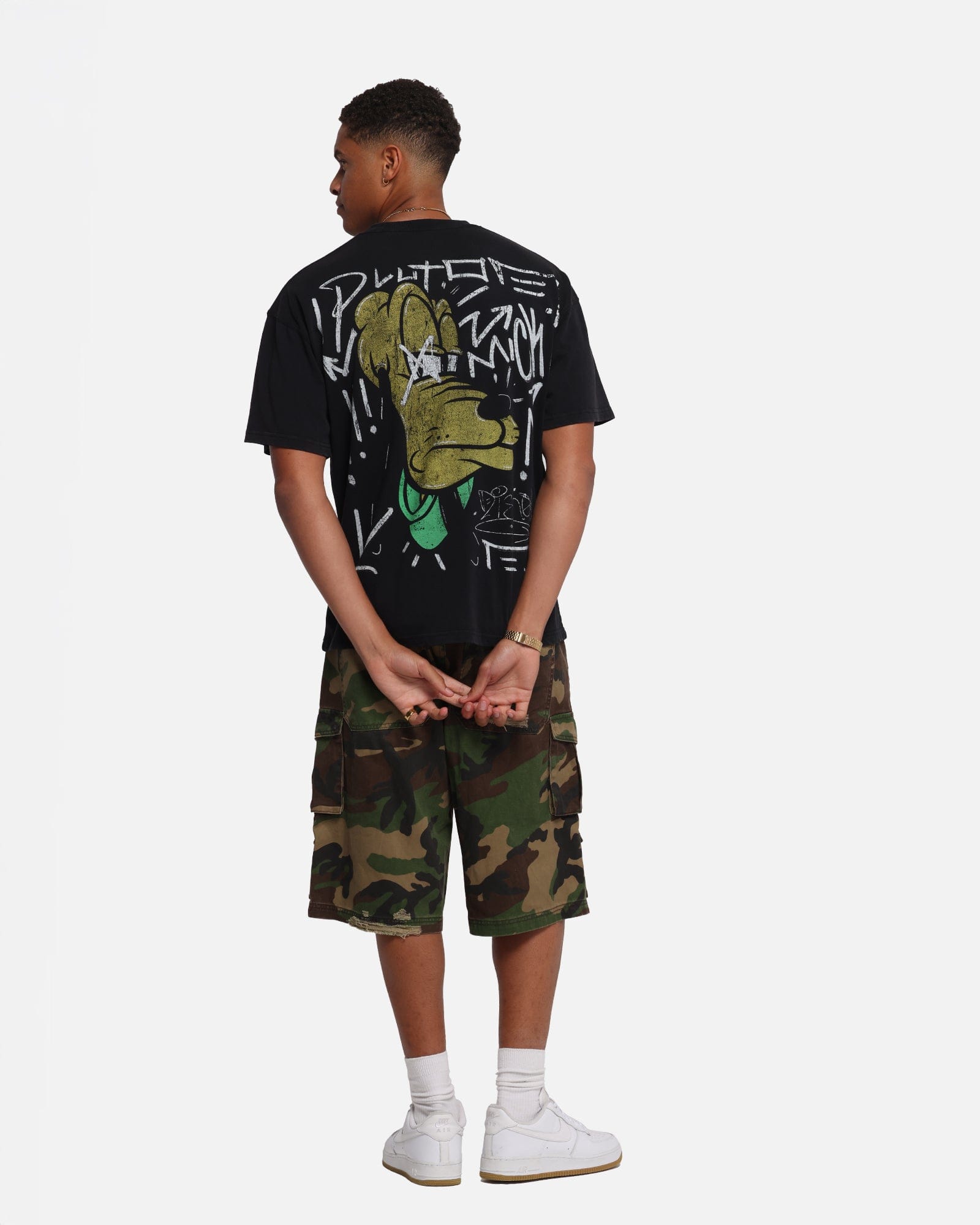 73studio Disney Pluto T - Shirt Black